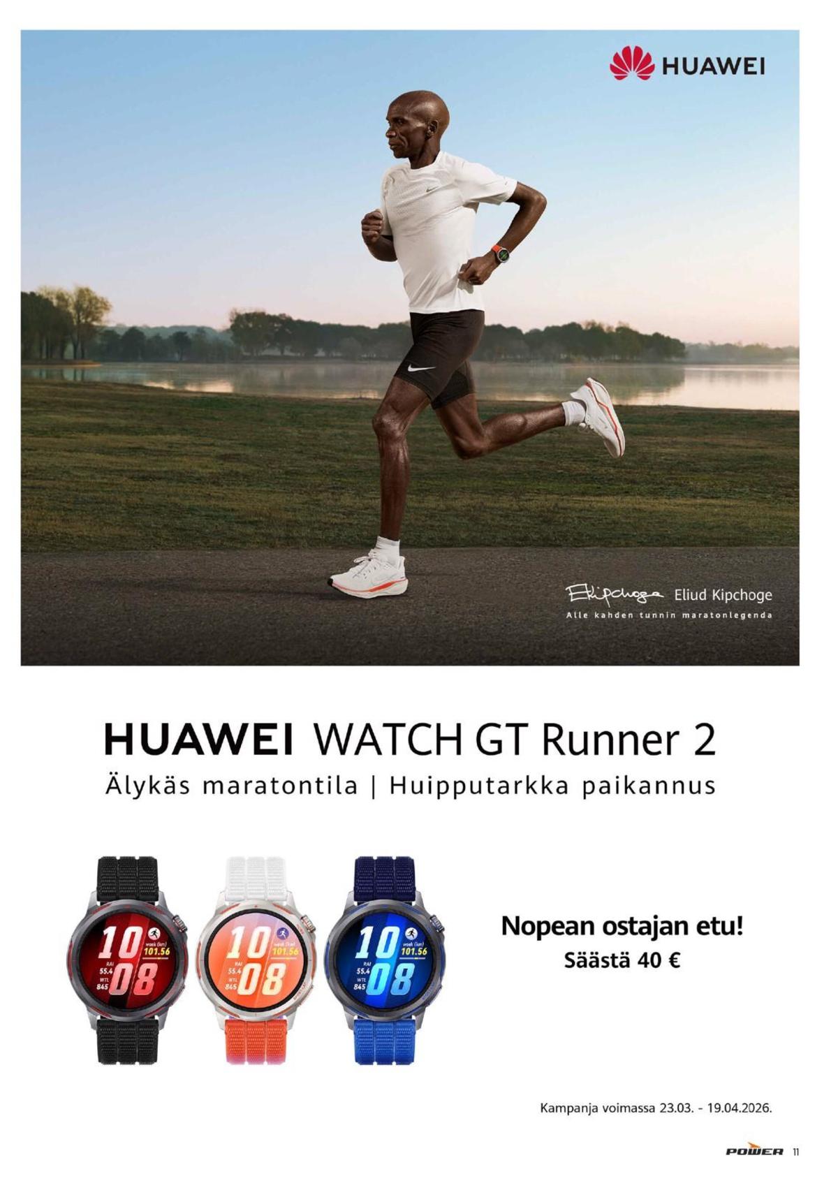 Katso ketjun Power tarjouslehti viikolta 14 sivustolla Viikkotarjoukset.fi. Löydät monia hyviä tarjouksia erilaisista tuotteista. Lue tarjouslehti täältä! Sivu 11