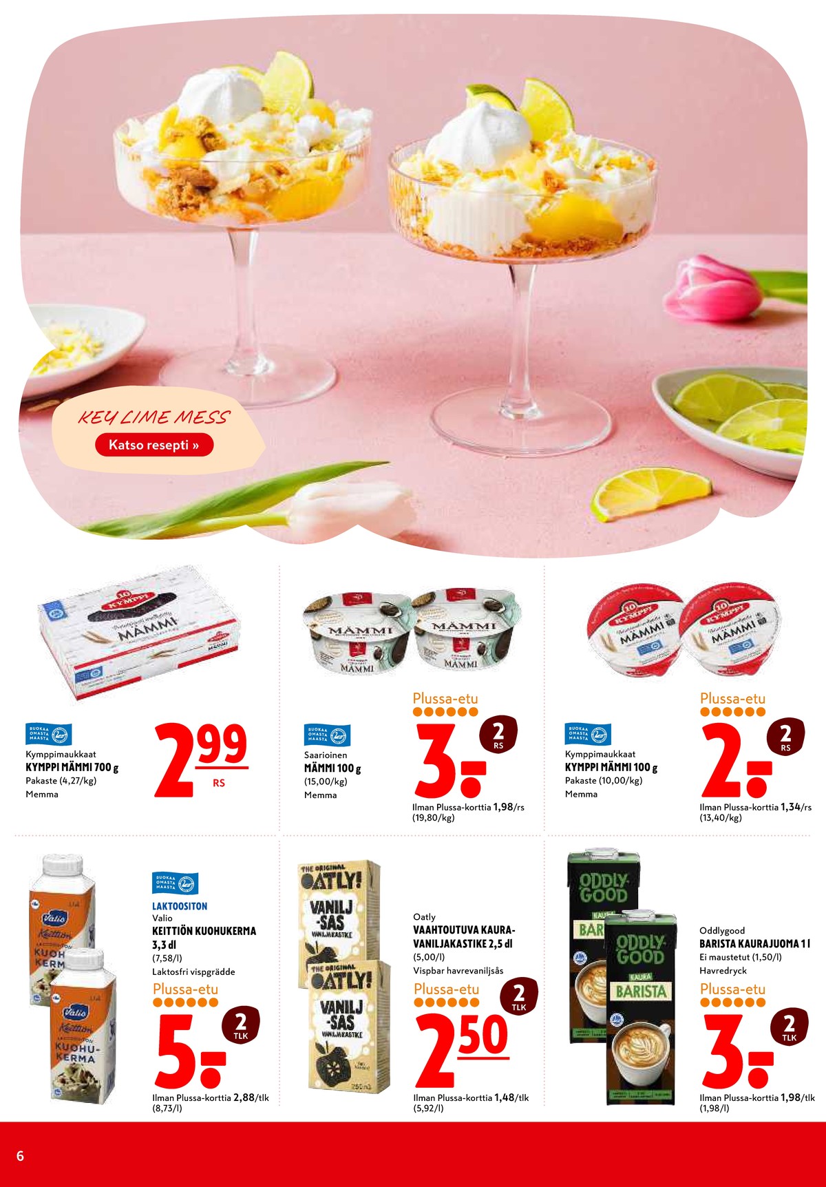 Katso ketjun K-Citymarket tarjouslehti viikolta 14 sivustolla Viikkotarjoukset.fi. Löydät monia hyviä tarjouksia erilaisista tuotteista. Lue tarjouslehti täältä! Sivu 6