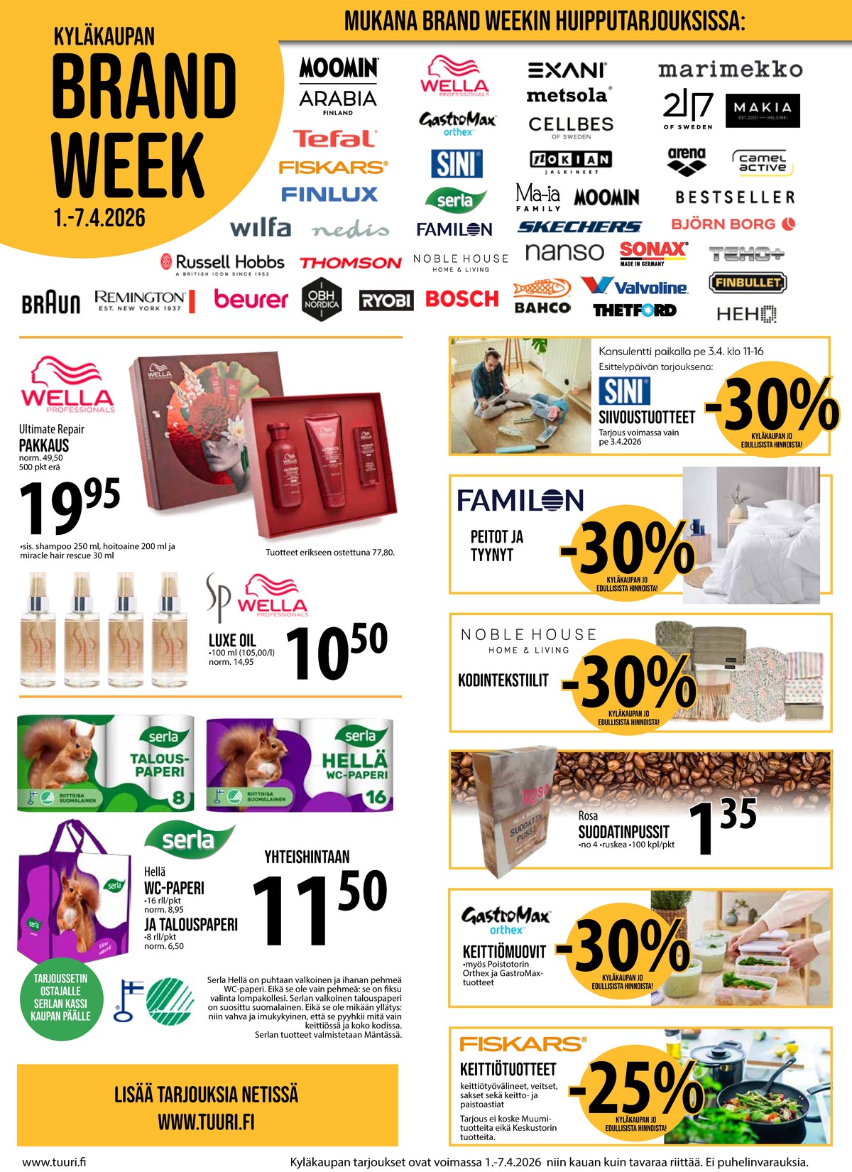 Katso ketjun Keskinen tarjouslehti viikolta 14 sivustolla Viikkotarjoukset.fi. Löydät monia hyviä tarjouksia erilaisista tuotteista. Lue tarjouslehti täältä! Sivu 2