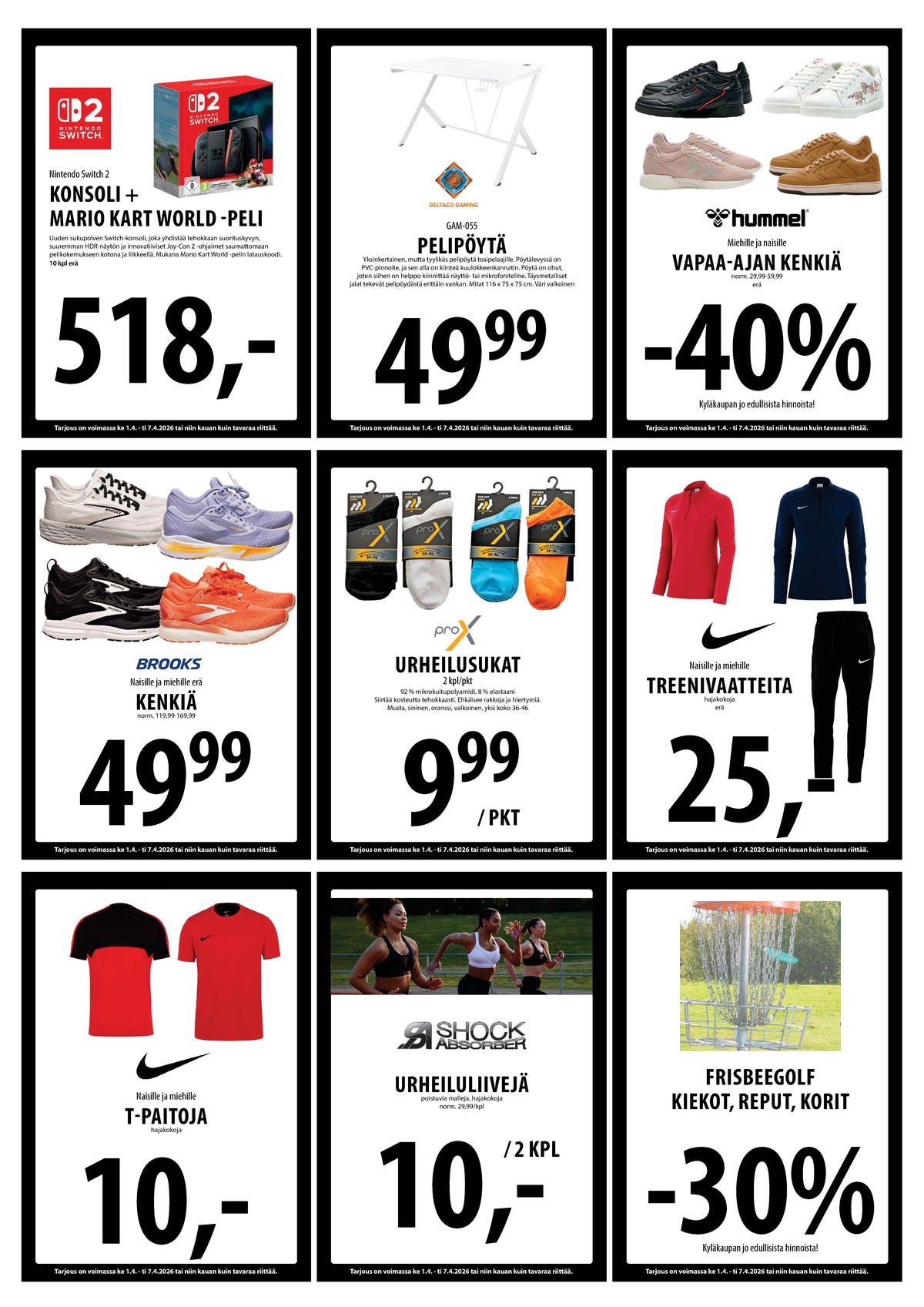 Katso ketjun Keskinen tarjouslehti viikolta 14 sivustolla Viikkotarjoukset.fi. Löydät monia hyviä tarjouksia erilaisista tuotteista. Lue tarjouslehti täältä! Sivu 27