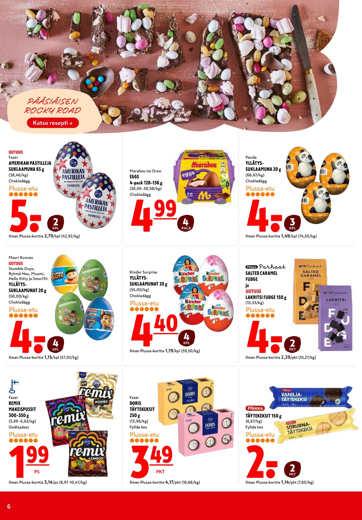 Katso ketjun K-Citymarket tarjouslehti viikolta 14 sivustolla Viikkotarjoukset.fi. Löydät monia hyviä tarjouksia erilaisista tuotteista. Lue tarjouslehti täältä! Sivu 6