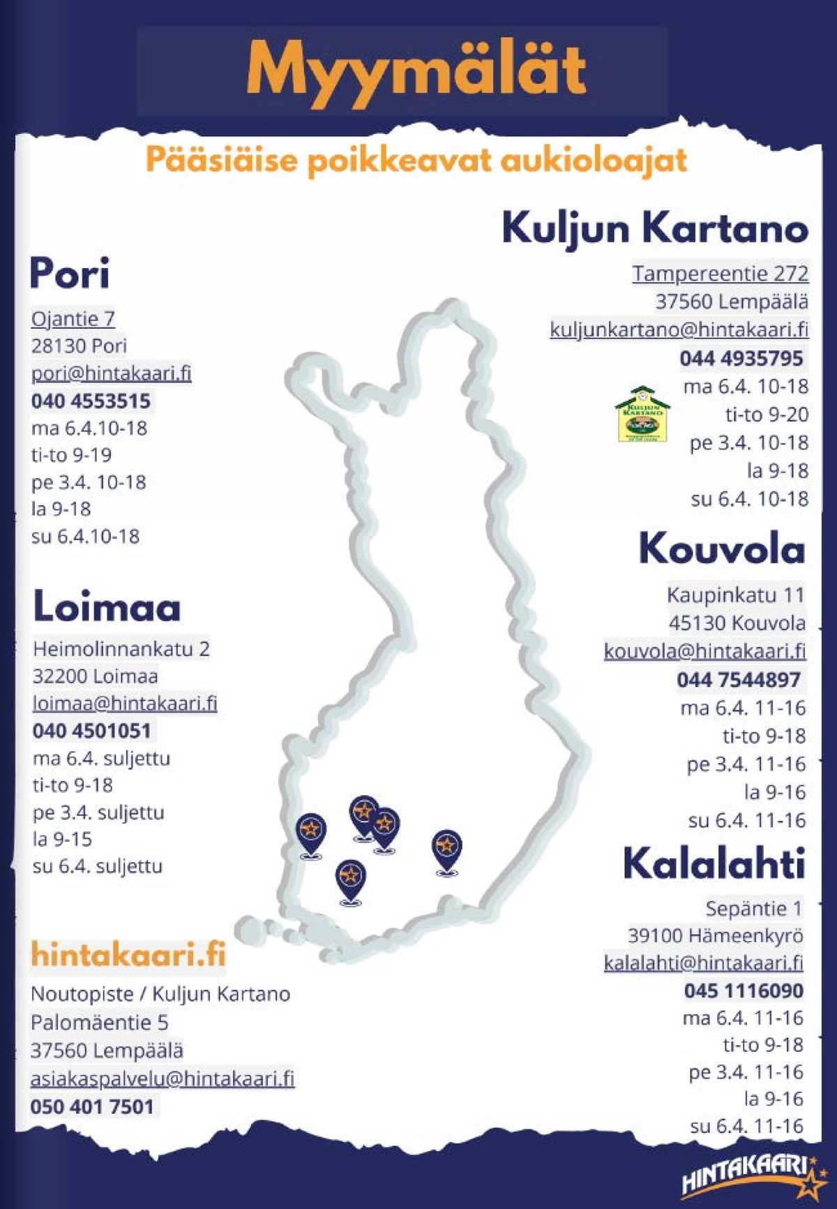 Katso ketjun Hintakaari tarjouslehti viikolta 14 sivustolla Viikkotarjoukset.fi. Löydät monia hyviä tarjouksia erilaisista tuotteista. Lue tarjouslehti täältä! Sivu 16