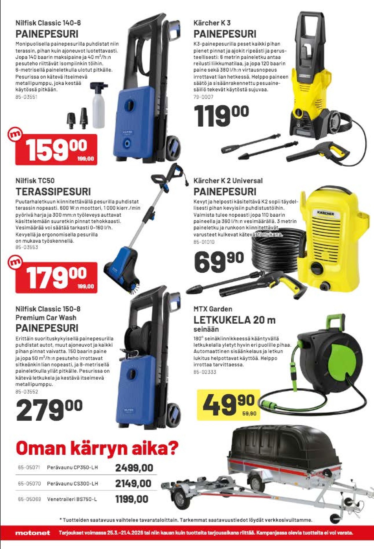 Katso ketjun Motonet tarjouslehti viikolta 15 sivustolla Viikkotarjoukset.fi. Löydät monia hyviä tarjouksia erilaisista tuotteista. Lue tarjouslehti täältä! Sivu 10