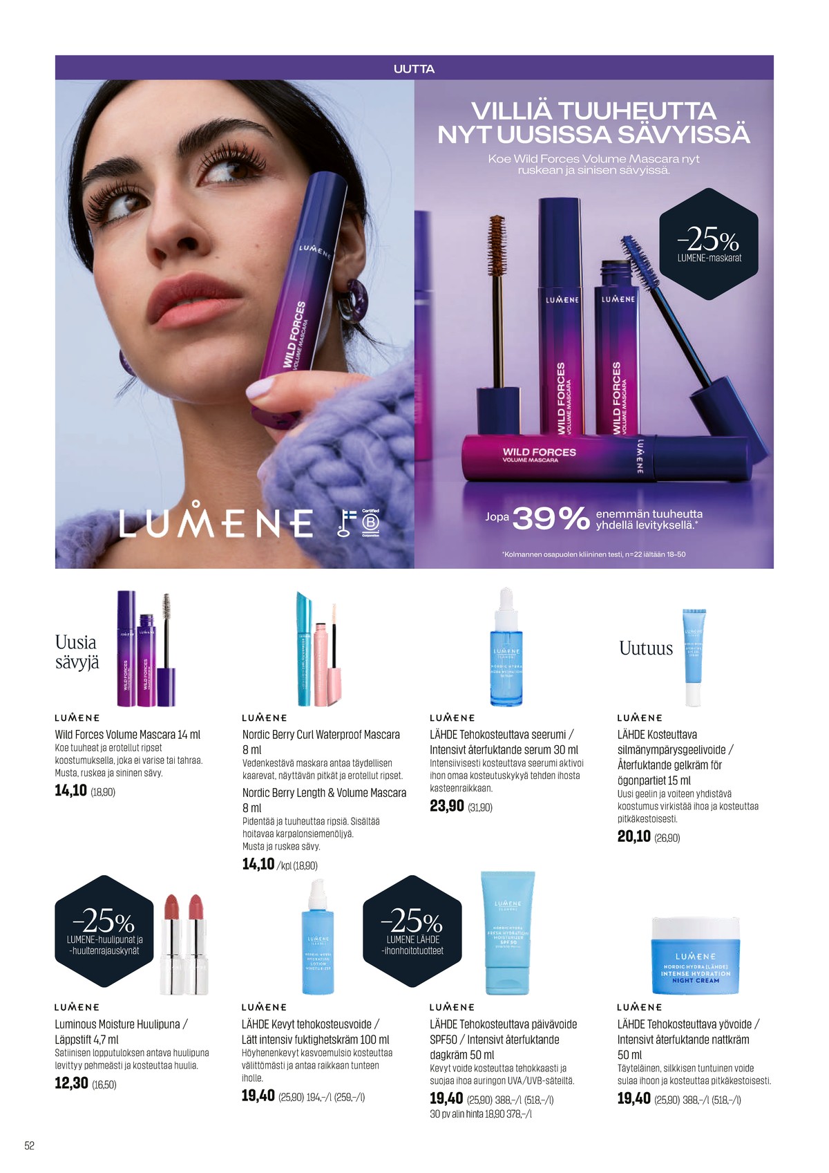 Katso ketjun Sokos tarjouslehti viikolta 15 sivustolla Viikkotarjoukset.fi. Löydät monia hyviä tarjouksia erilaisista tuotteista. Lue tarjouslehti täältä! Sivu 52