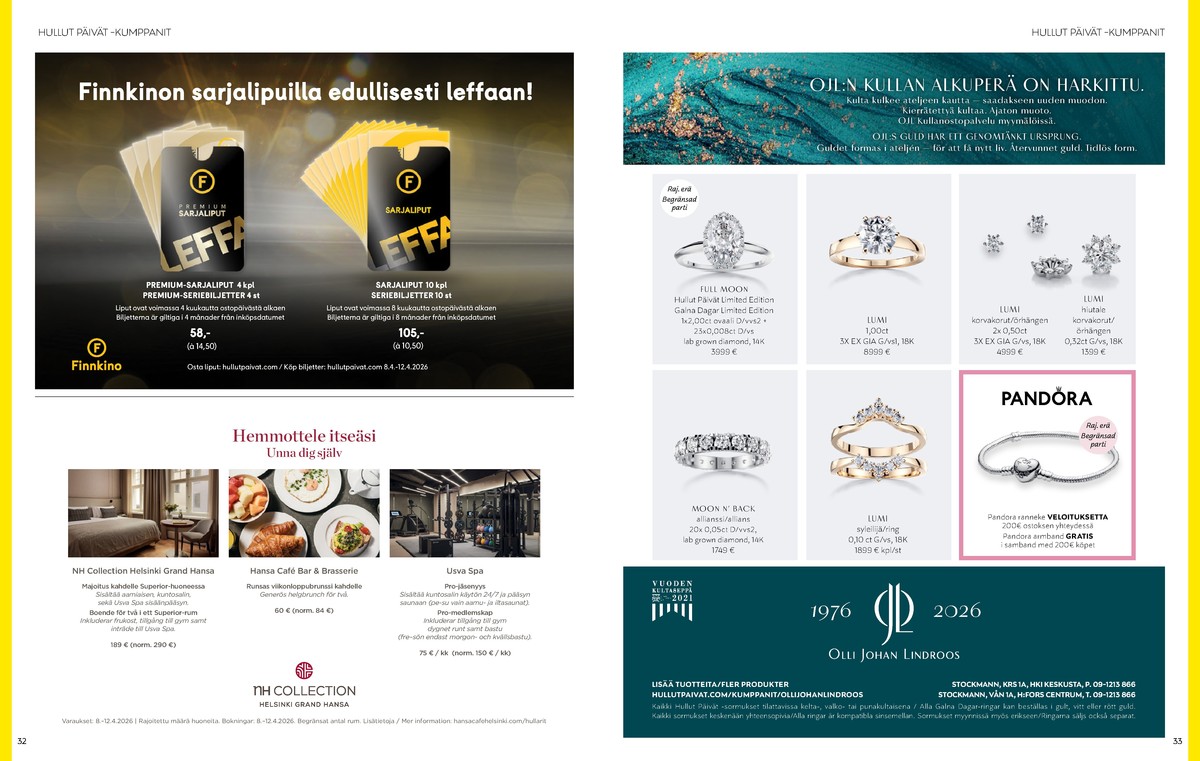 Katso ketjun Stockmann tarjouslehti viikolta 15 sivustolla Viikkotarjoukset.fi. Löydät monia hyviä tarjouksia erilaisista tuotteista. Lue tarjouslehti täältä! Sivu 17