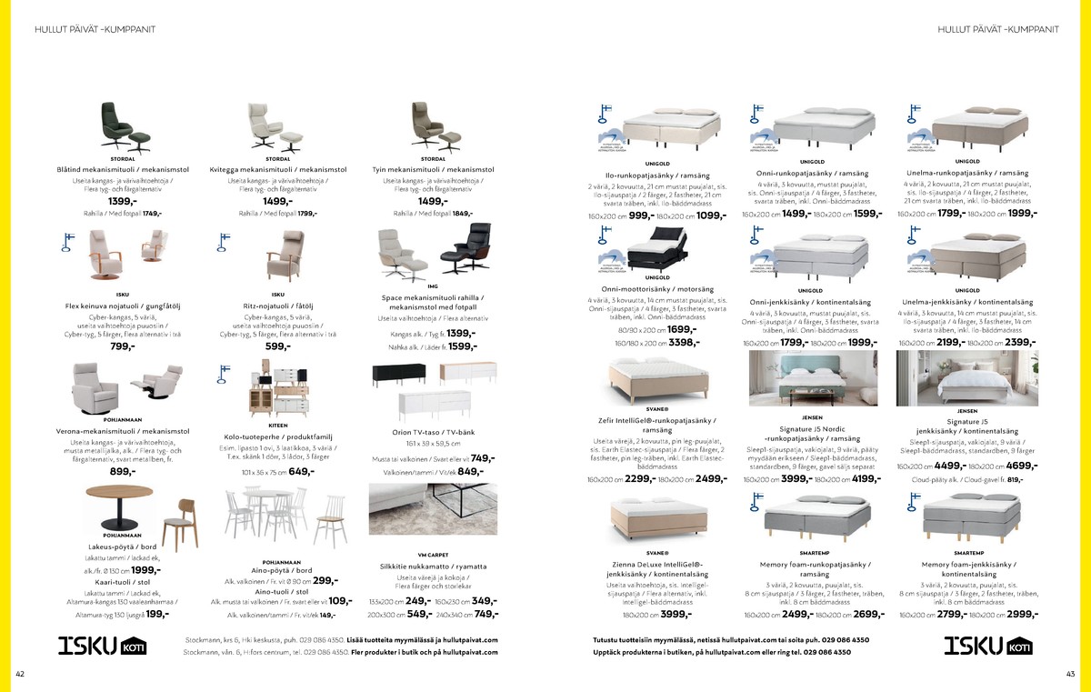 Katso ketjun Stockmann tarjouslehti viikolta 15 sivustolla Viikkotarjoukset.fi. Löydät monia hyviä tarjouksia erilaisista tuotteista, esimerkiksi %product1% tai muista tuotteista. Lue tarjouslehti täältä! Sivu 22