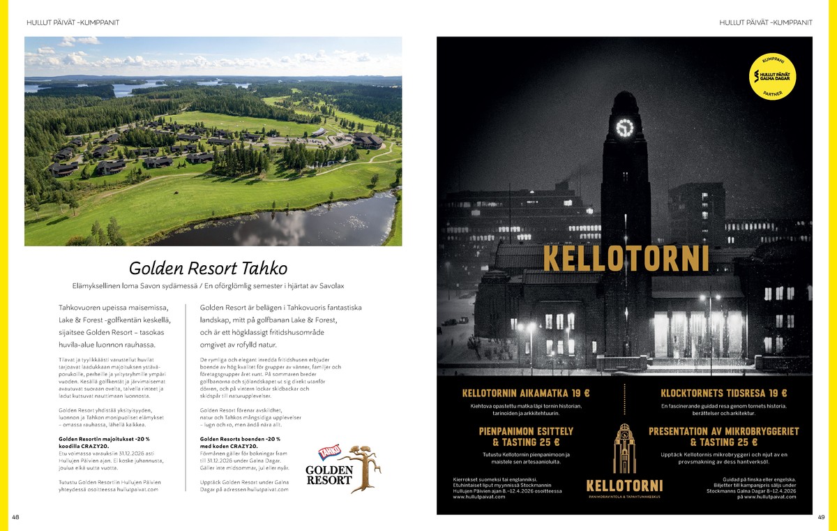 Katso ketjun Stockmann tarjouslehti viikolta 15 sivustolla Viikkotarjoukset.fi. Löydät monia hyviä tarjouksia erilaisista tuotteista. Lue tarjouslehti täältä! Sivu 25