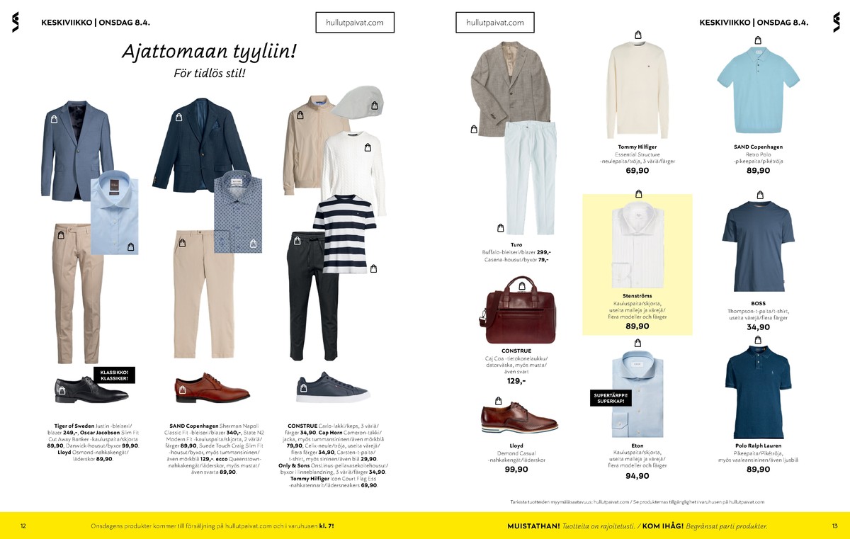 Katso ketjun Stockmann tarjouslehti viikolta 15 sivustolla Viikkotarjoukset.fi. Löydät monia hyviä tarjouksia erilaisista tuotteista. Lue tarjouslehti täältä! Sivu 7