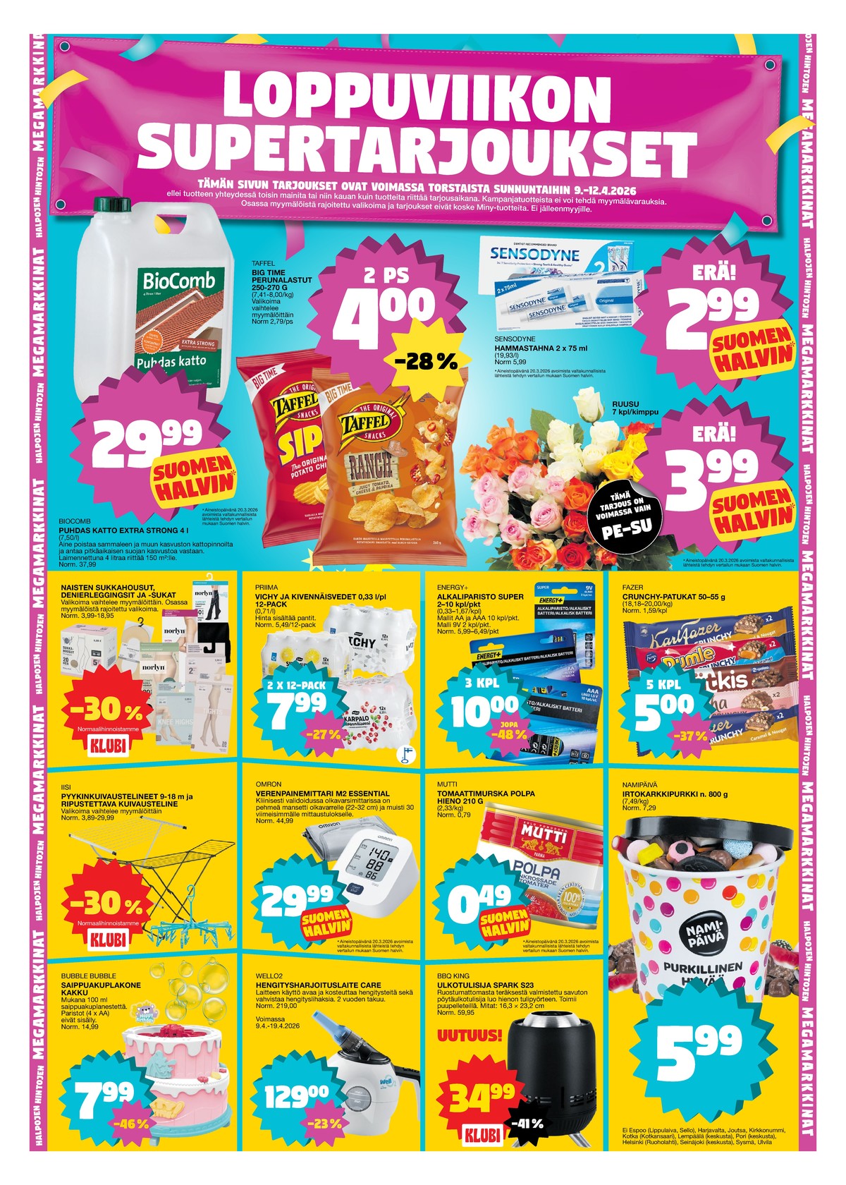 Katso ketjun Tokmanni tarjouslehti viikolta 15 sivustolla Viikkotarjoukset.fi. Löydät monia hyviä tarjouksia erilaisista tuotteista. Lue tarjouslehti täältä! Sivu 16