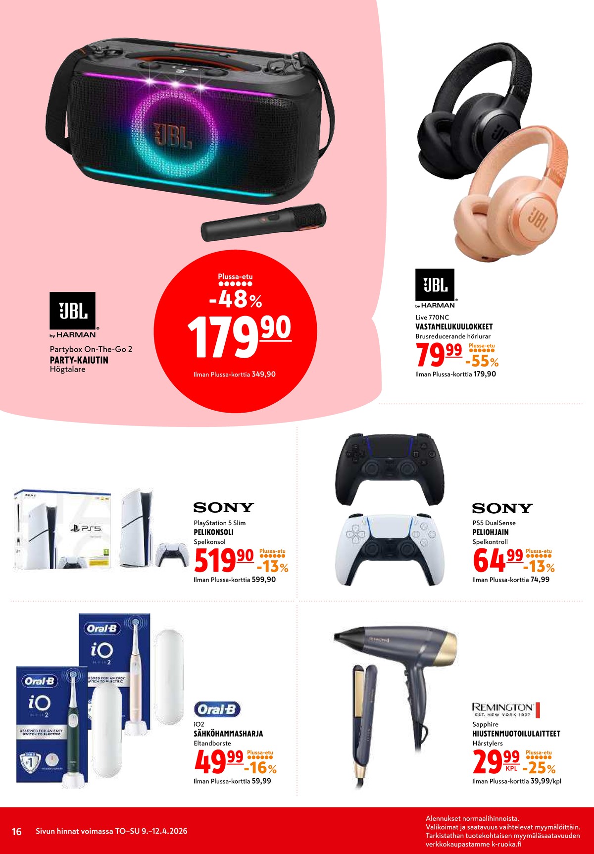 Katso ketjun K-Citymarket tarjouslehti viikolta 15 sivustolla Viikkotarjoukset.fi. Löydät monia hyviä tarjouksia erilaisista tuotteista. Lue tarjouslehti täältä! Sivu 16