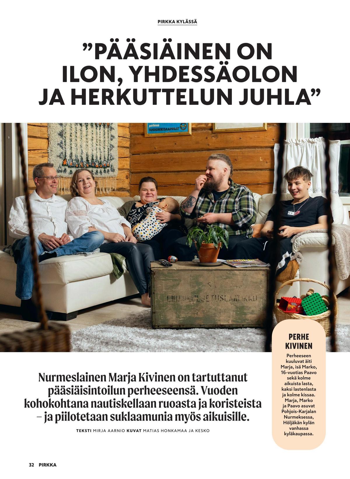 Katso ketjun Pirkka tarjouslehti viikolta 16 sivustolla Viikkotarjoukset.fi. Löydät monia hyviä tarjouksia erilaisista tuotteista. Lue tarjouslehti täältä! Sivu 32