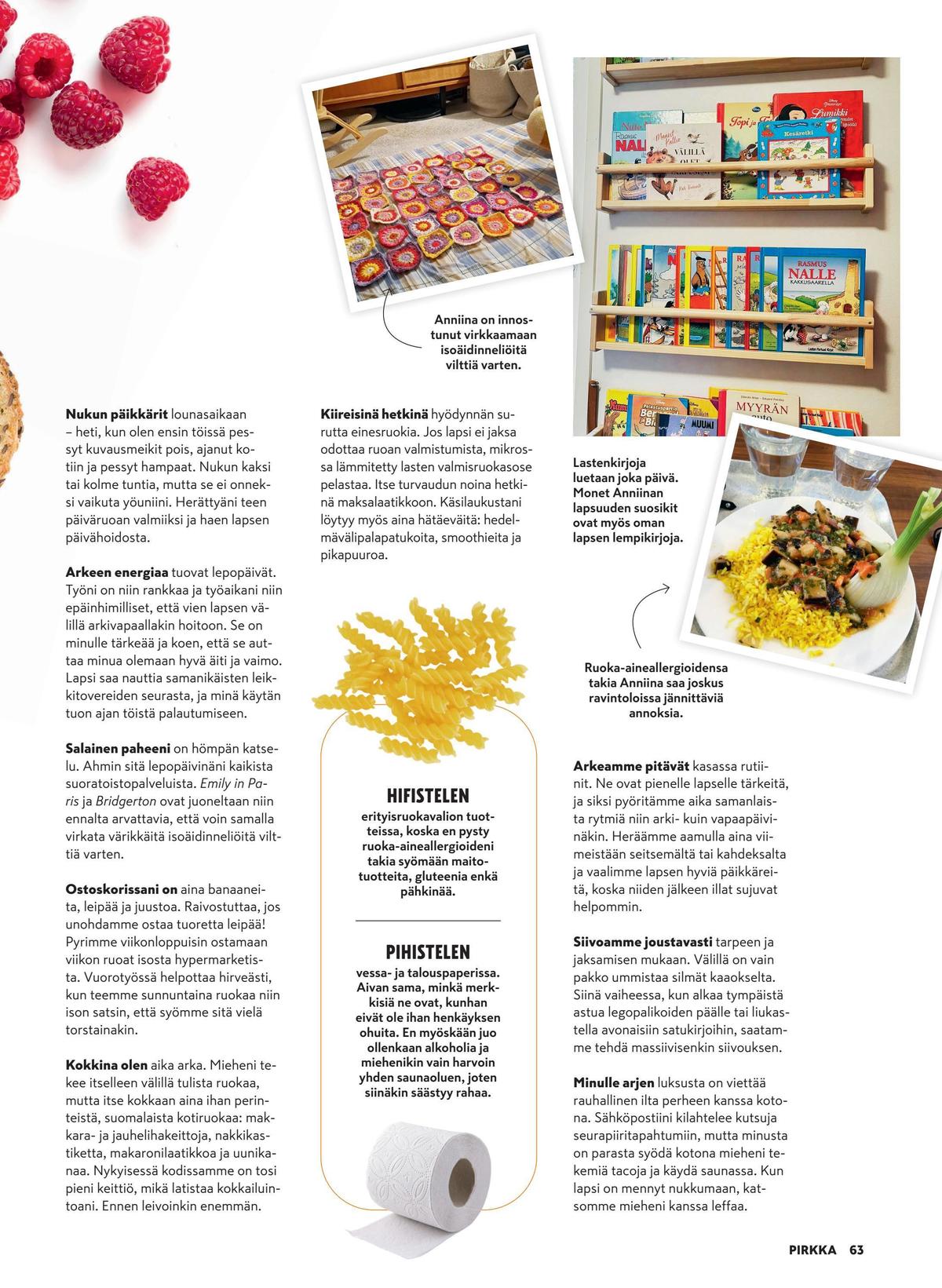 Katso ketjun Pirkka tarjouslehti viikolta 16 sivustolla Viikkotarjoukset.fi. Löydät monia hyviä tarjouksia erilaisista tuotteista. Lue tarjouslehti täältä! Sivu 63