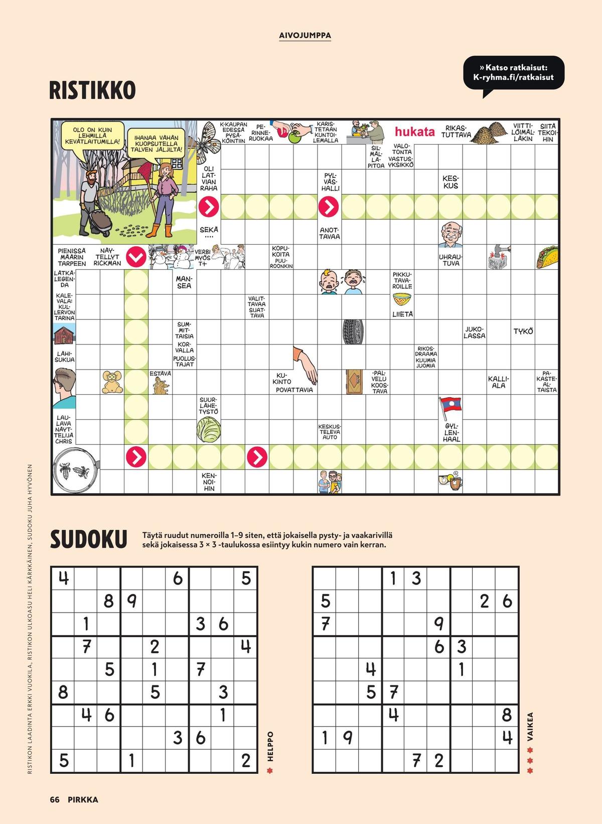 Katso ketjun Pirkka tarjouslehti viikolta 16 sivustolla Viikkotarjoukset.fi. Löydät monia hyviä tarjouksia erilaisista tuotteista. Lue tarjouslehti täältä! Sivu 66