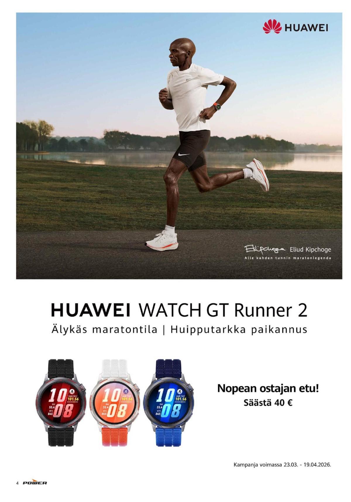 Katso ketjun Power tarjouslehti viikolta 16 sivustolla Viikkotarjoukset.fi. Löydät monia hyviä tarjouksia erilaisista tuotteista. Lue tarjouslehti täältä! Sivu 4