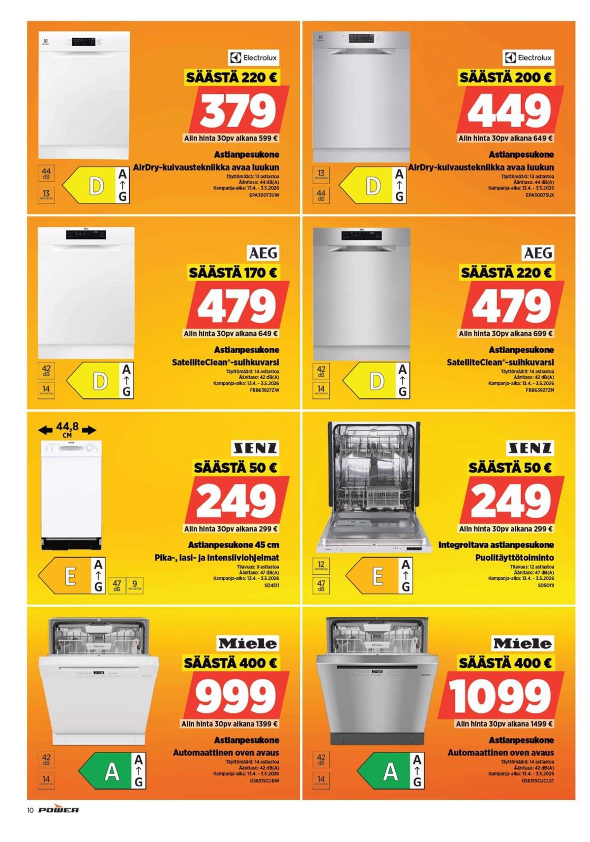 Katso ketjun Power tarjouslehti viikolta 17 sivustolla Viikkotarjoukset.fi. Löydät monia hyviä tarjouksia erilaisista tuotteista. Lue tarjouslehti täältä! Sivu 11