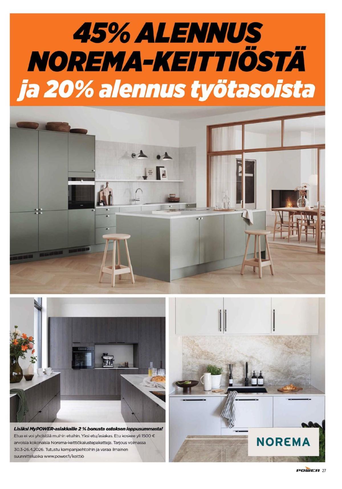 Katso ketjun Power tarjouslehti viikolta 17 sivustolla Viikkotarjoukset.fi. Löydät monia hyviä tarjouksia erilaisista tuotteista. Lue tarjouslehti täältä! Sivu 28