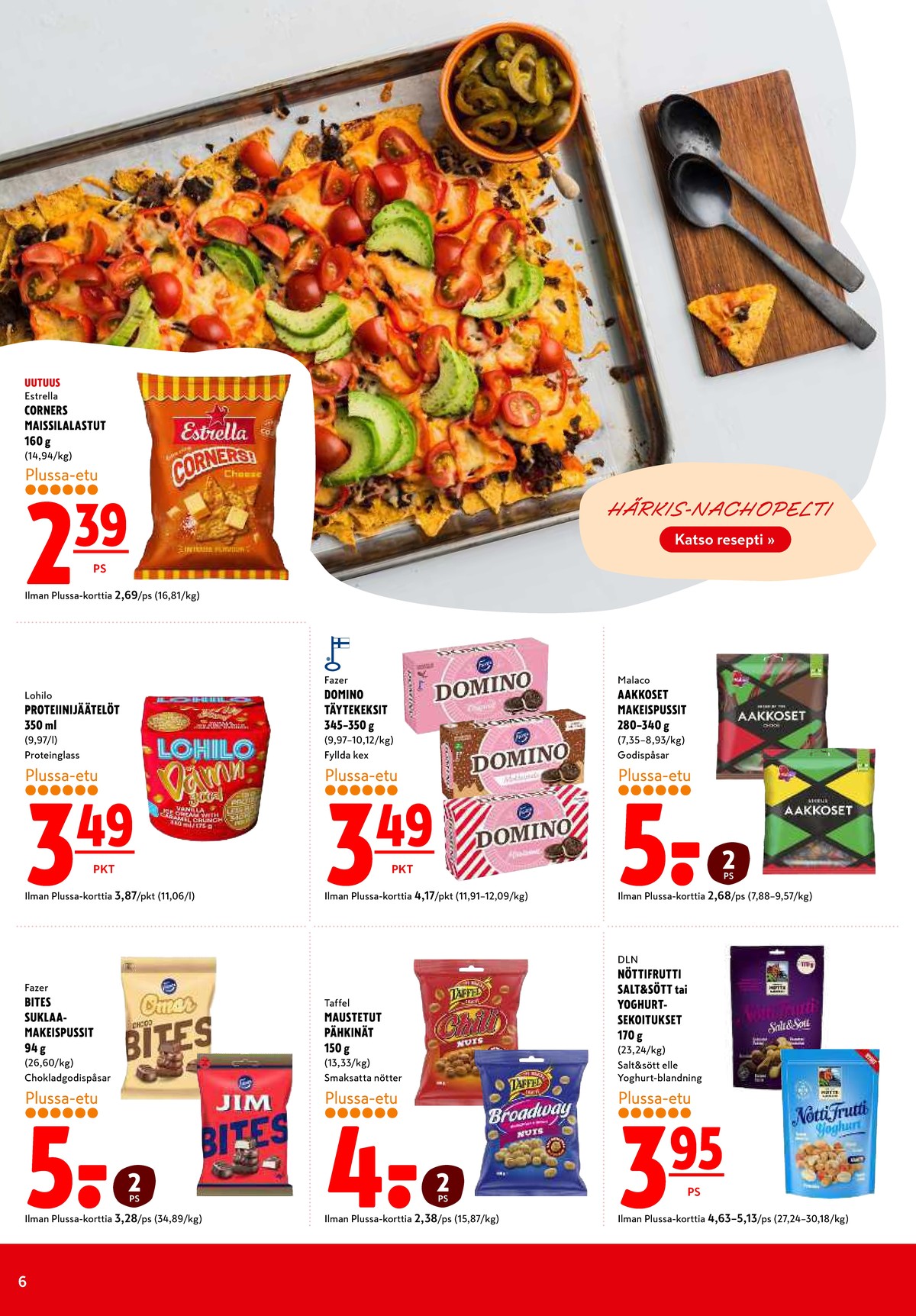 Katso ketjun K-Citymarket tarjouslehti viikolta 17 sivustolla Viikkotarjoukset.fi. Löydät monia hyviä tarjouksia erilaisista tuotteista. Lue tarjouslehti täältä! Sivu 6