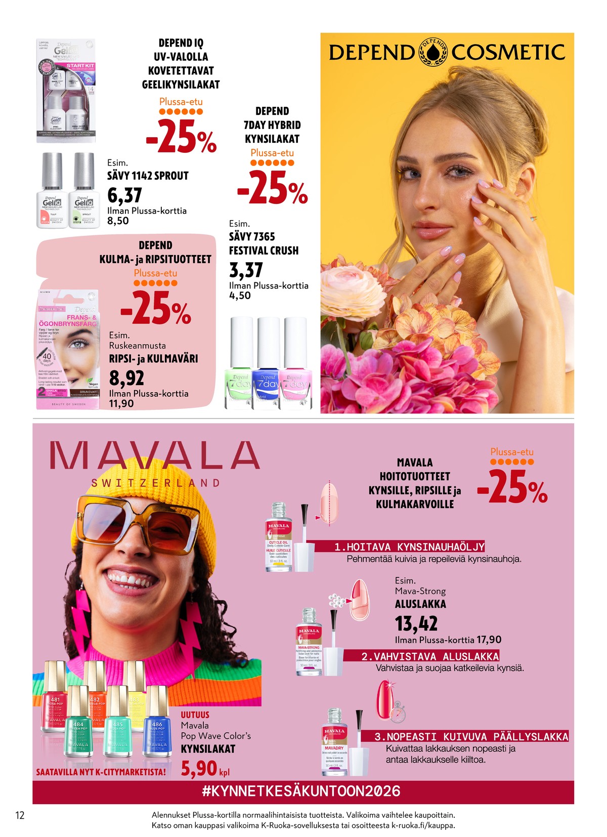 Katso ketjun K-Citymarket tarjouslehti viikolta 18 sivustolla Viikkotarjoukset.fi. Löydät monia hyviä tarjouksia erilaisista tuotteista. Lue tarjouslehti täältä! Sivu 12