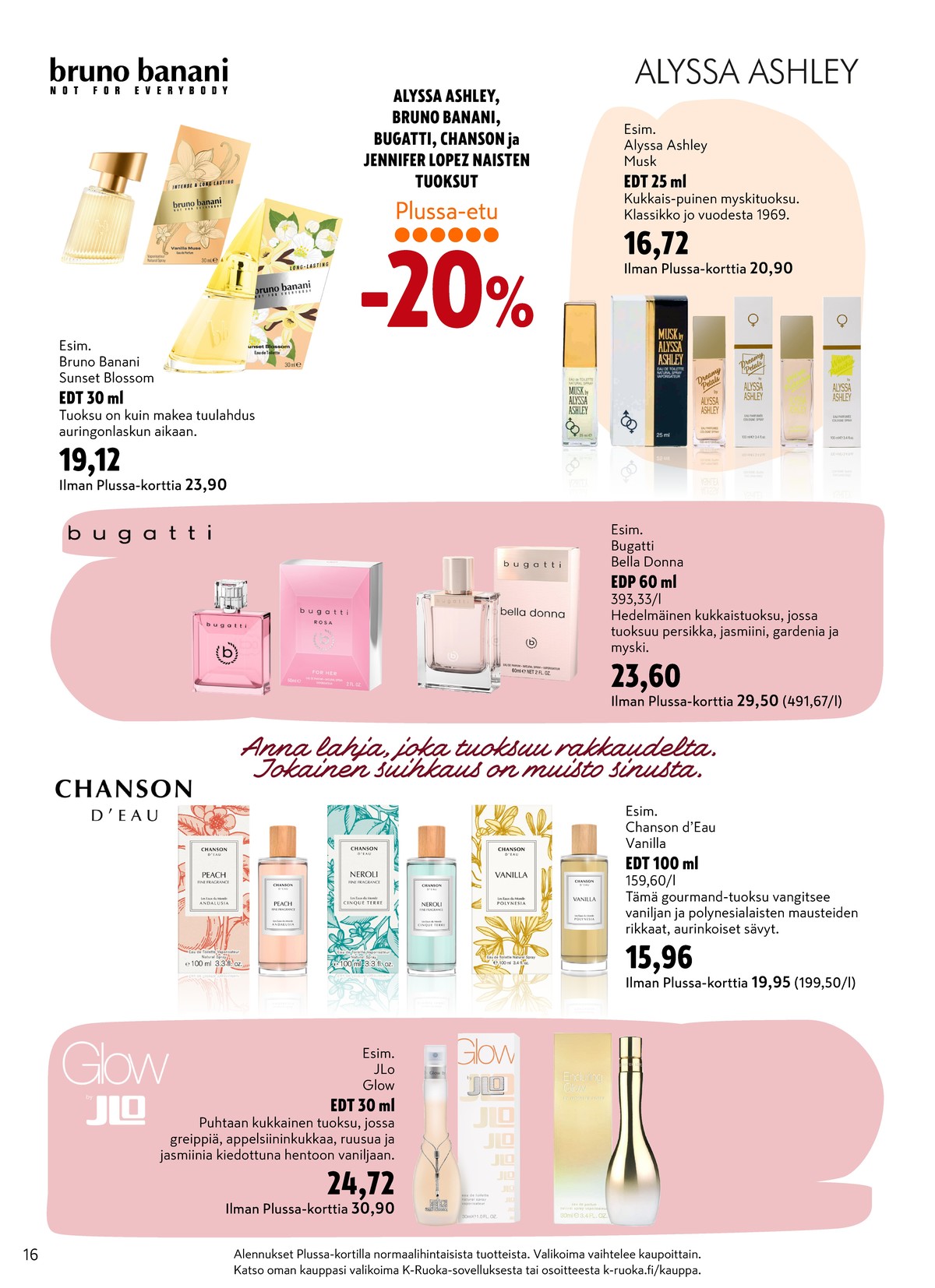 Katso ketjun K-Citymarket tarjouslehti viikolta 18 sivustolla Viikkotarjoukset.fi. Löydät monia hyviä tarjouksia erilaisista tuotteista. Lue tarjouslehti täältä! Sivu 16