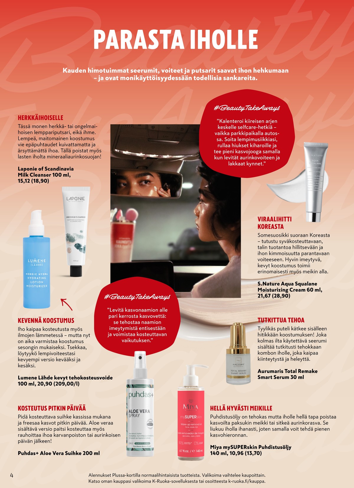 Katso ketjun K-Citymarket tarjouslehti viikolta 18 sivustolla Viikkotarjoukset.fi. Löydät monia hyviä tarjouksia erilaisista tuotteista. Lue tarjouslehti täältä! Sivu 4