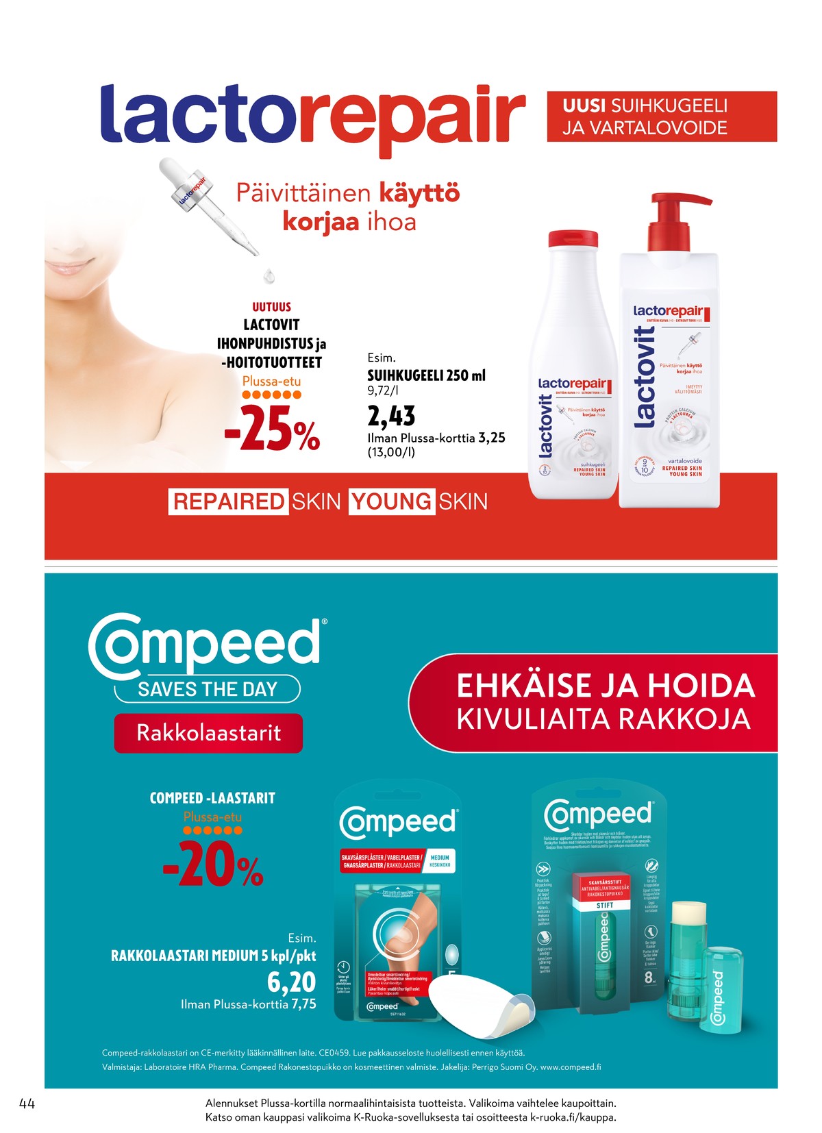 Katso ketjun K-Citymarket tarjouslehti viikolta 18 sivustolla Viikkotarjoukset.fi. Löydät monia hyviä tarjouksia erilaisista tuotteista. Lue tarjouslehti täältä! Sivu 44