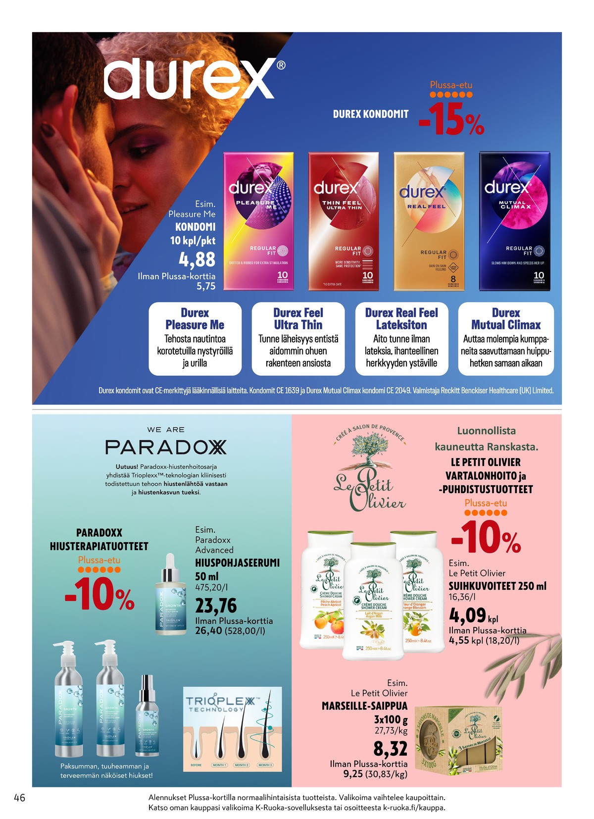 Katso ketjun K-Citymarket tarjouslehti viikolta 18 sivustolla Viikkotarjoukset.fi. Löydät monia hyviä tarjouksia erilaisista tuotteista. Lue tarjouslehti täältä! Sivu 46