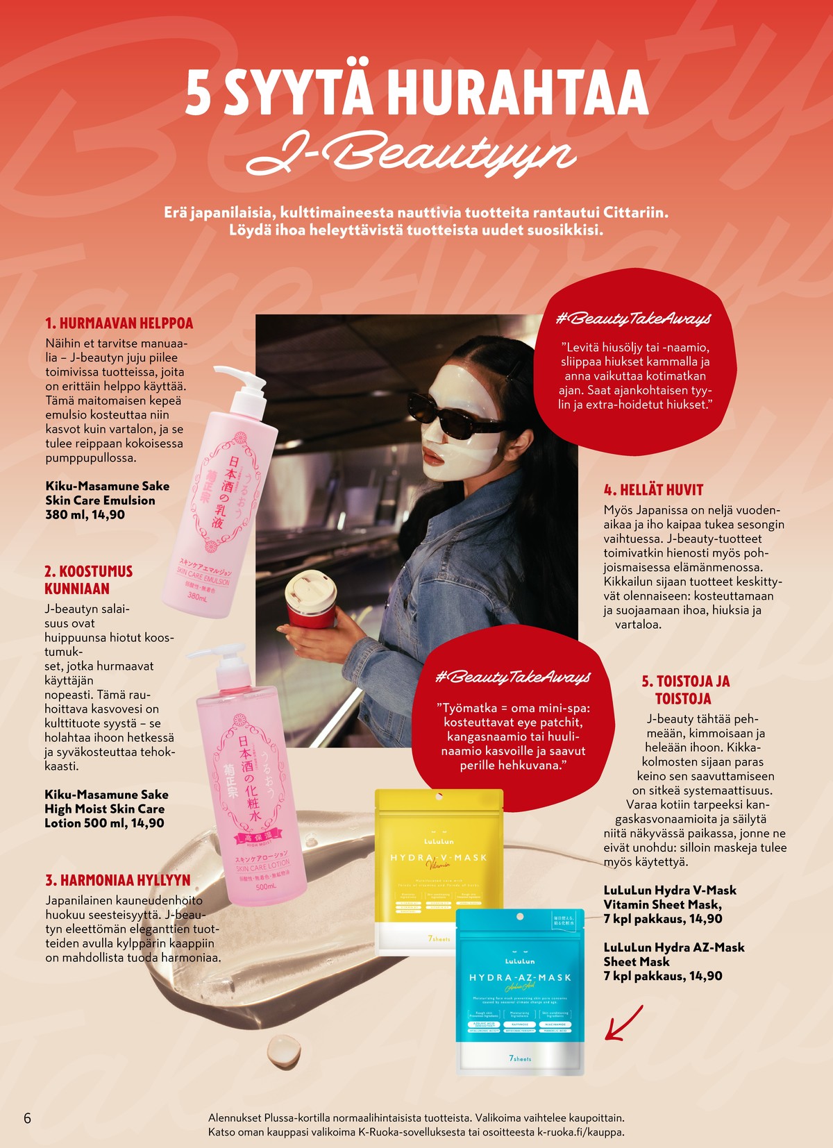 Katso ketjun K-Citymarket tarjouslehti viikolta 18 sivustolla Viikkotarjoukset.fi. Löydät monia hyviä tarjouksia erilaisista tuotteista. Lue tarjouslehti täältä! Sivu 6