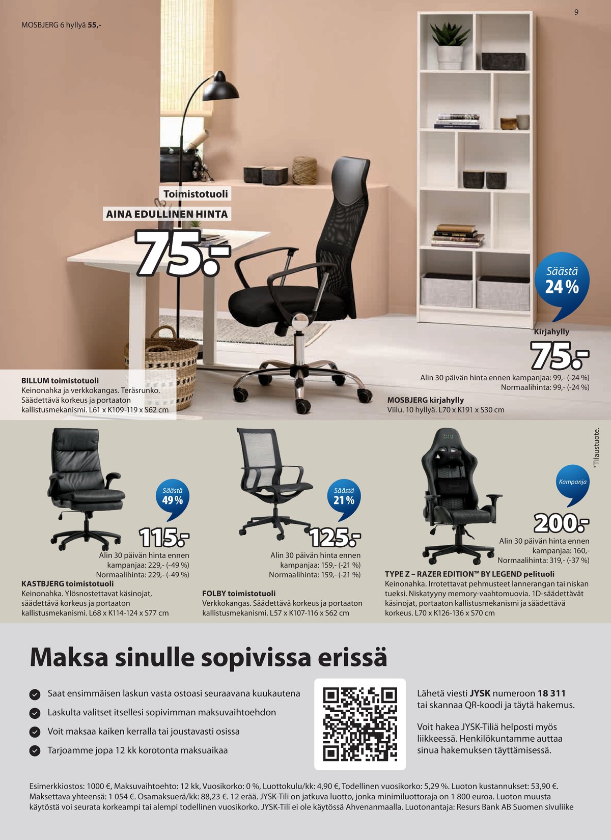 Katso ketjun Jysk tarjouslehti viikolta 18 sivustolla Viikkotarjoukset.fi. Löydät monia hyviä tarjouksia erilaisista tuotteista. Lue tarjouslehti täältä! Sivu 10