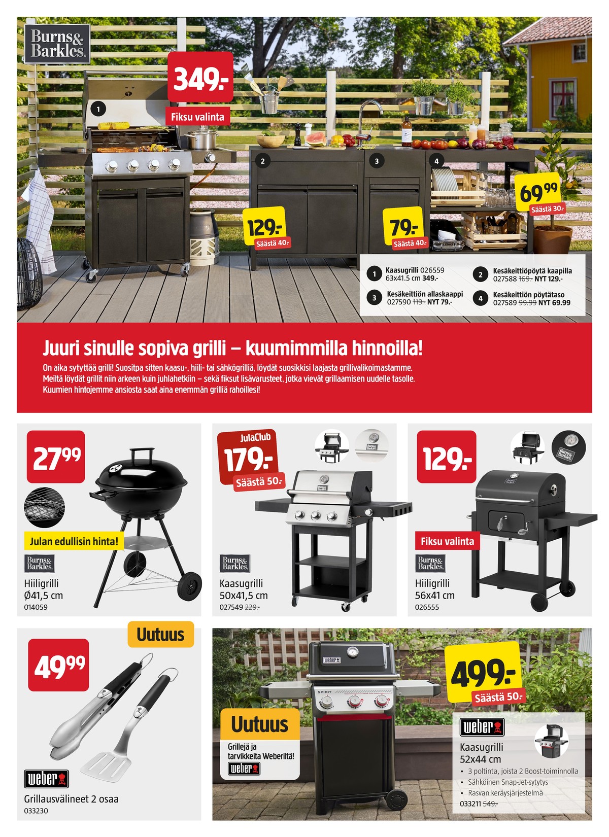 Katso ketjun Jula tarjouslehti viikolta 18 sivustolla Viikkotarjoukset.fi. Löydät monia hyviä tarjouksia erilaisista tuotteista. Lue tarjouslehti täältä! Sivu 4