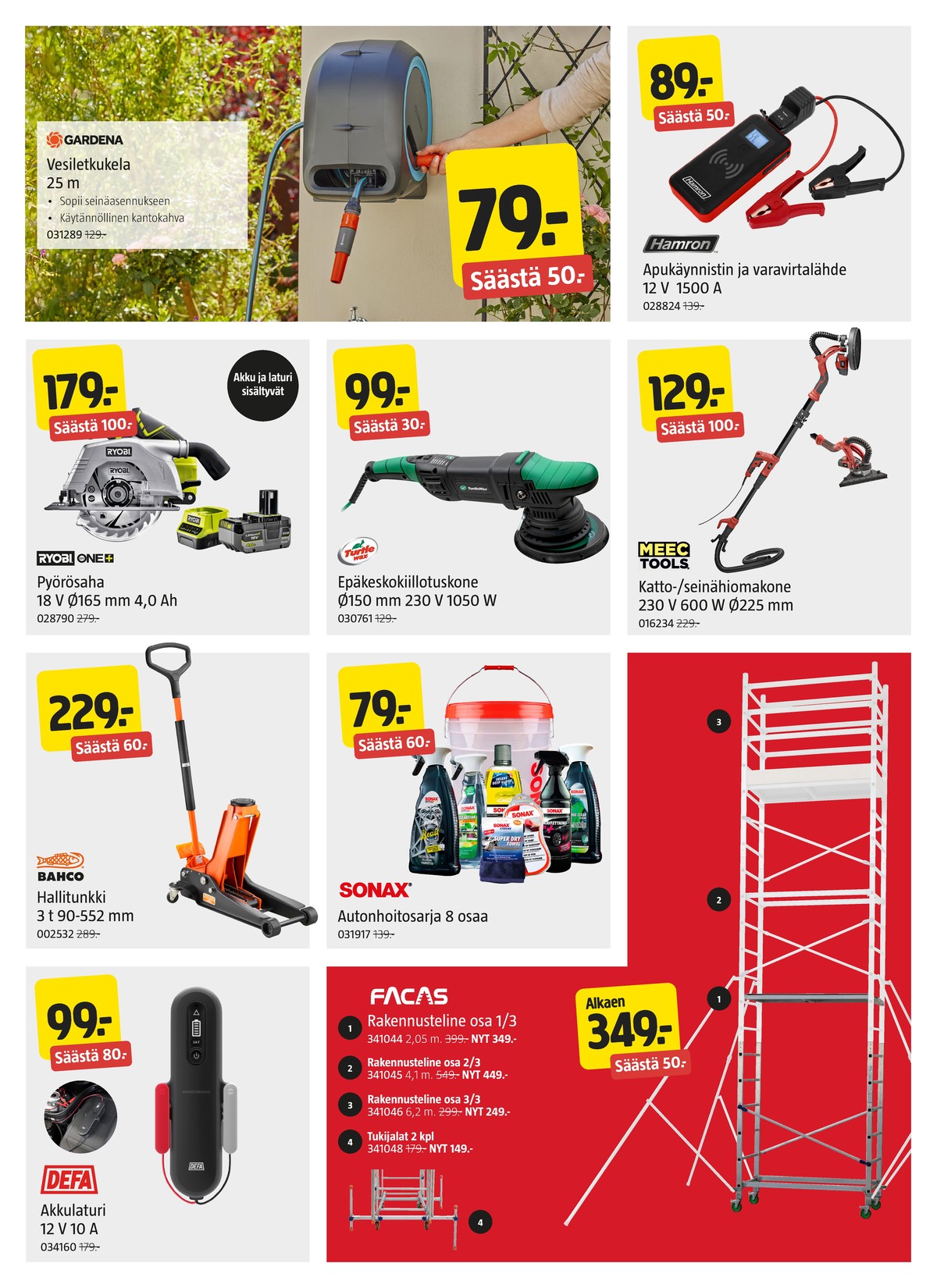 Katso ketjun Jula tarjouslehti viikolta 18 sivustolla Viikkotarjoukset.fi. Löydät monia hyviä tarjouksia erilaisista tuotteista. Lue tarjouslehti täältä! Sivu 6