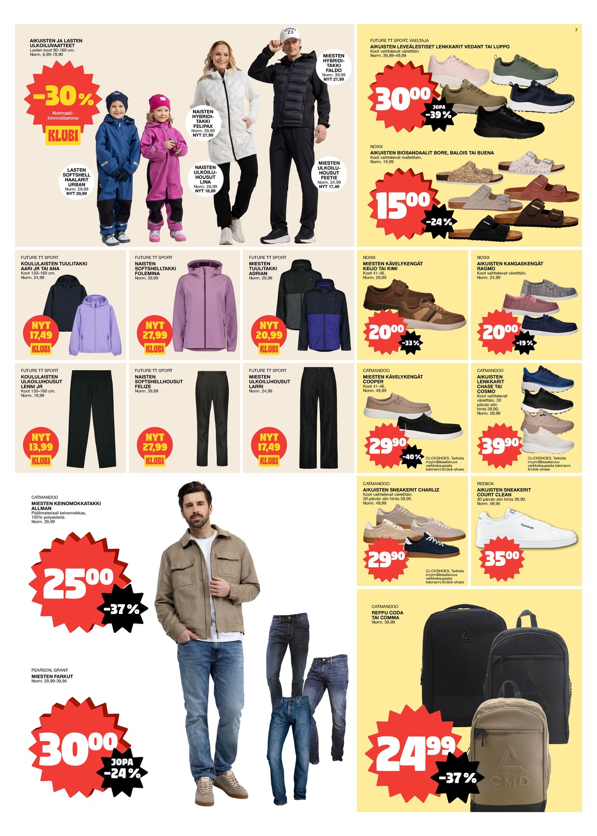 Katso ketjun Tokmanni tarjouslehti viikolta 18 sivustolla Viikkotarjoukset.fi. Löydät monia hyviä tarjouksia erilaisista tuotteista. Lue tarjouslehti täältä! Sivu 7