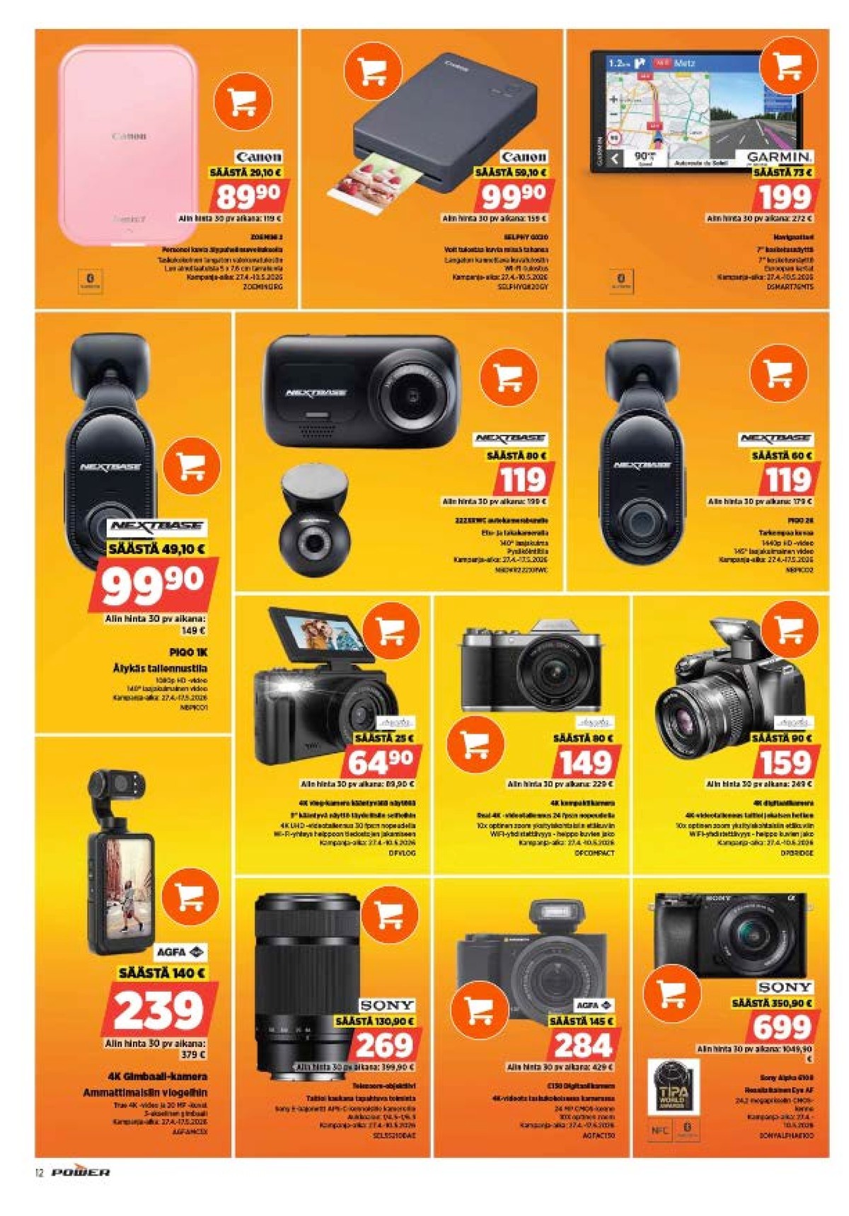 Katso ketjun Power tarjouslehti viikolta 18 sivustolla Viikkotarjoukset.fi. Löydät monia hyviä tarjouksia erilaisista tuotteista. Lue tarjouslehti täältä! Sivu 13