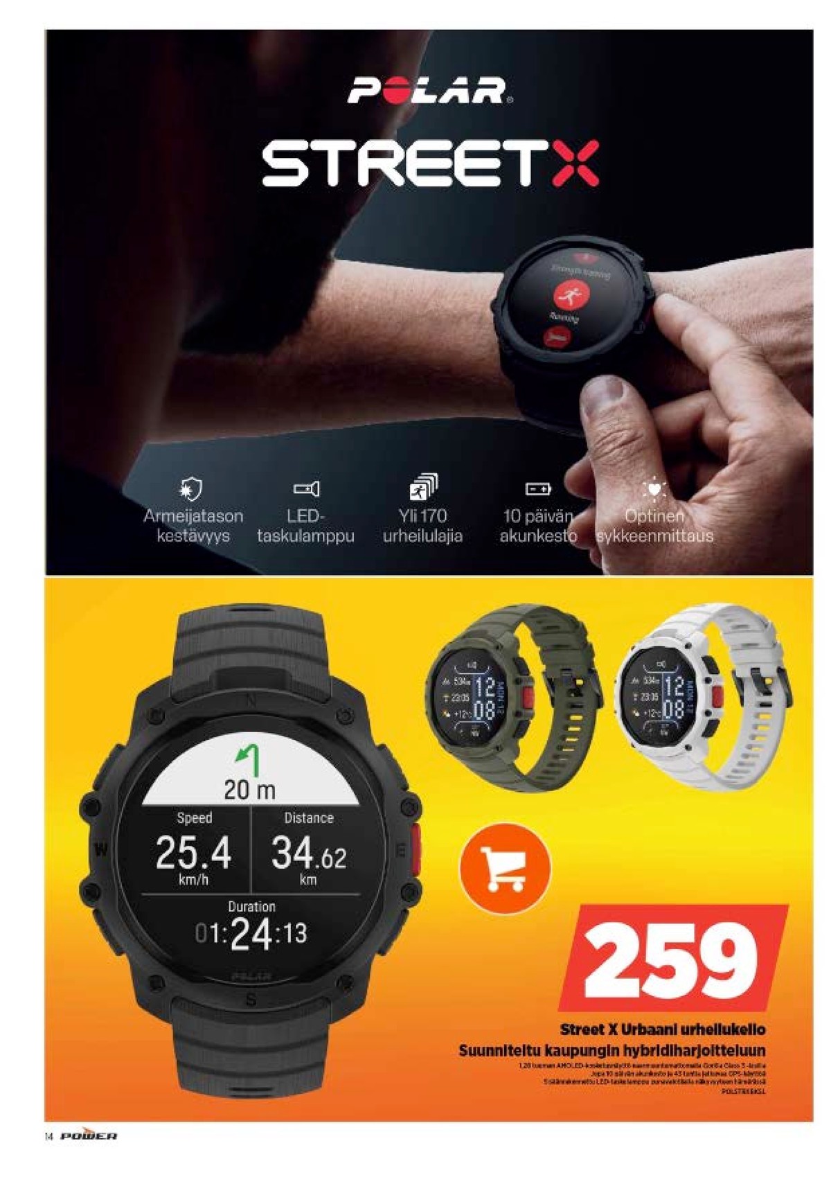 Katso ketjun Power tarjouslehti viikolta 18 sivustolla Viikkotarjoukset.fi. Löydät monia hyviä tarjouksia erilaisista tuotteista. Lue tarjouslehti täältä! Sivu 15