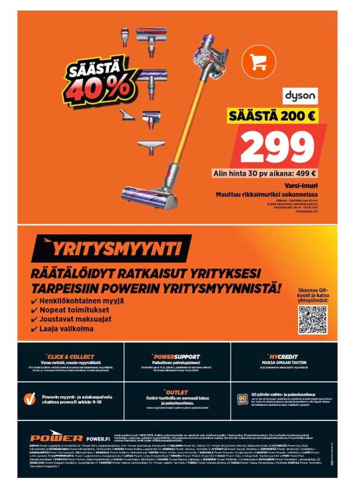 Katso ketjun Power tarjouslehti viikolta 18 sivustolla Viikkotarjoukset.fi. Löydät monia hyviä tarjouksia erilaisista tuotteista. Lue tarjouslehti täältä! Sivu 29