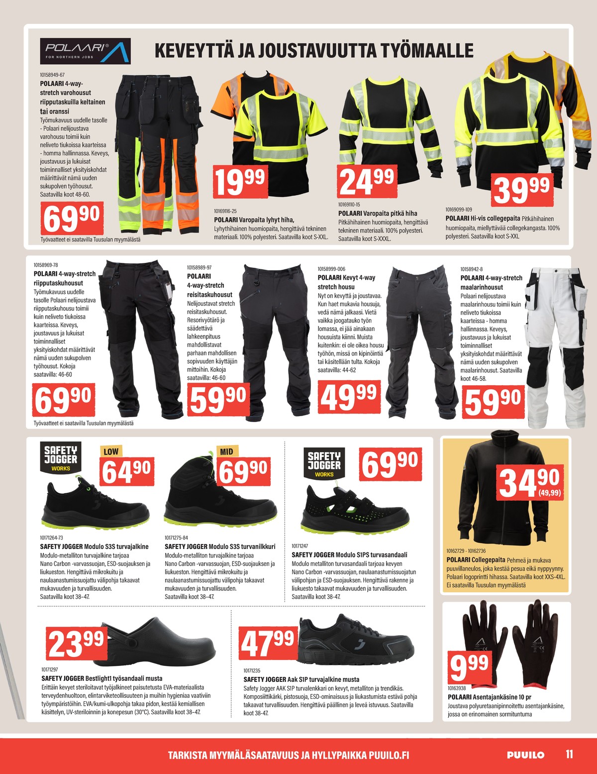 Katso ketjun Puuilo tarjouslehti viikolta 18 sivustolla Viikkotarjoukset.fi. Löydät monia hyviä tarjouksia erilaisista tuotteista. Lue tarjouslehti täältä! Sivu 11