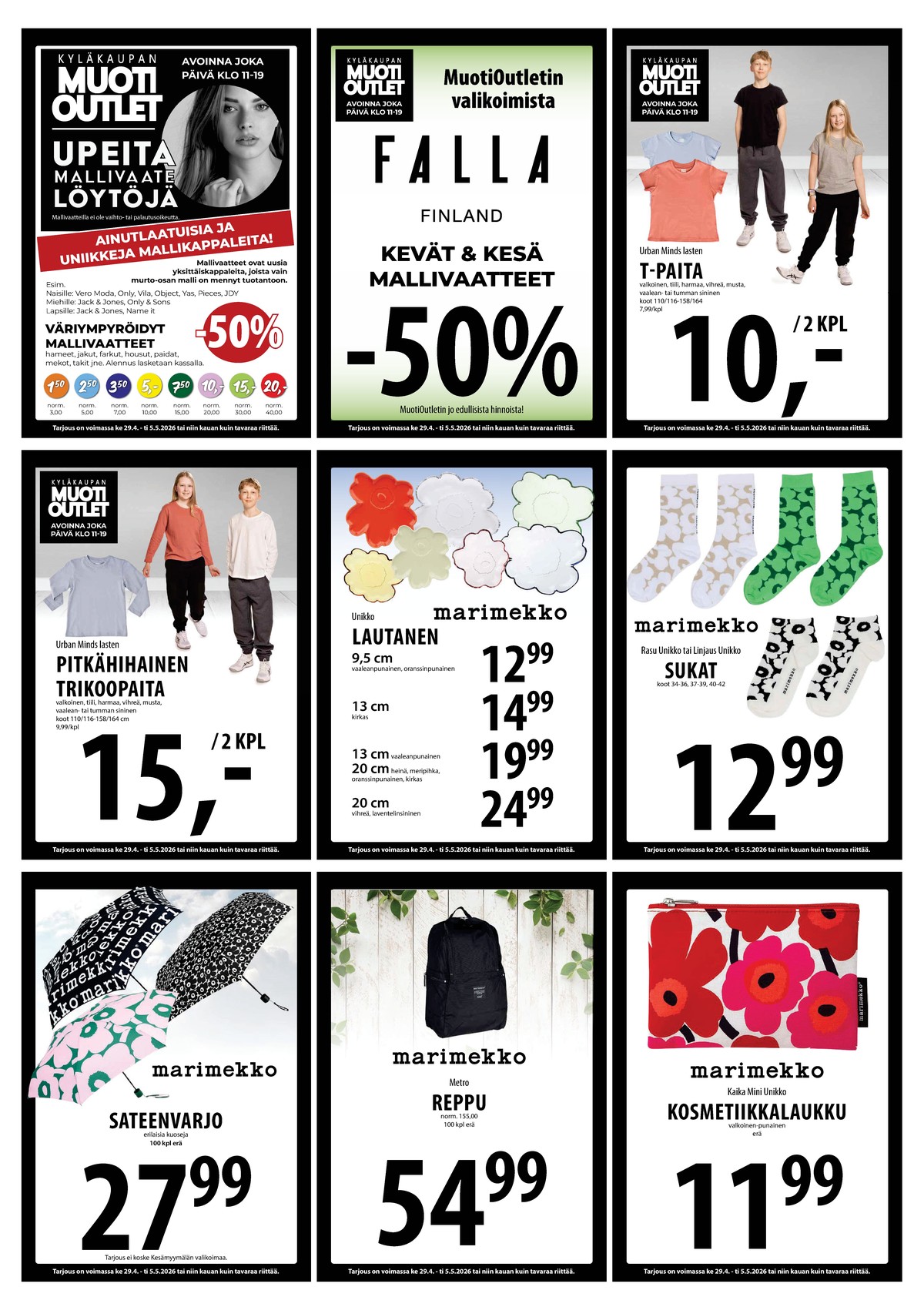 Katso ketjun Keskinen tarjouslehti viikolta 18 sivustolla Viikkotarjoukset.fi. Löydät monia hyviä tarjouksia erilaisista tuotteista. Lue tarjouslehti täältä! Sivu 11