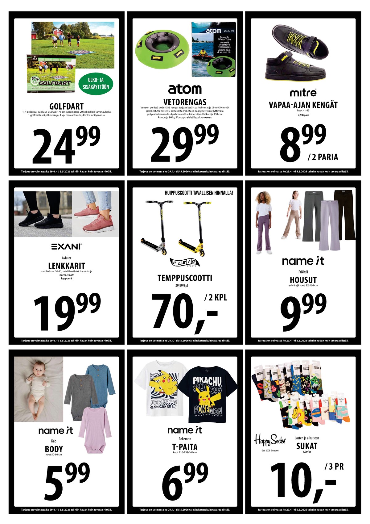 Katso ketjun Keskinen tarjouslehti viikolta 18 sivustolla Viikkotarjoukset.fi. Löydät monia hyviä tarjouksia erilaisista tuotteista. Lue tarjouslehti täältä! Sivu 20