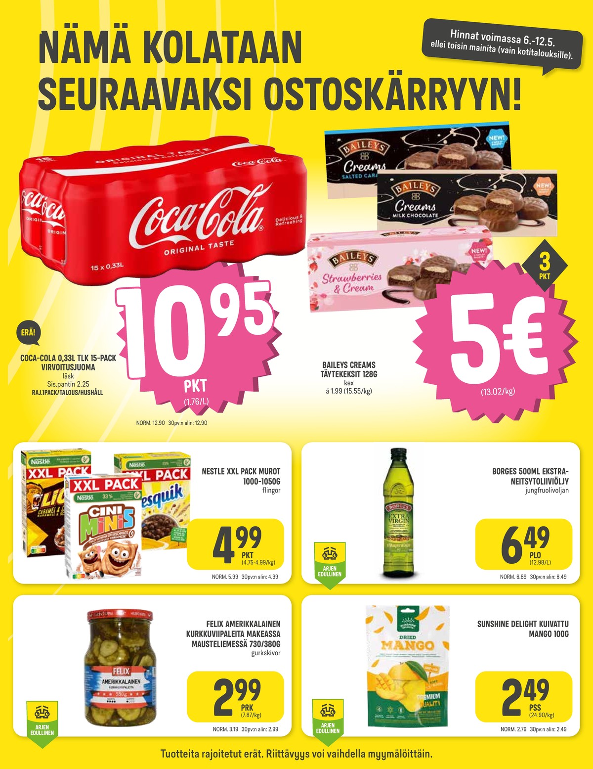 Katso ketjun Halpa Halli tarjouslehti viikolta 19 sivustolla Viikkotarjoukset.fi. Löydät monia hyviä tarjouksia erilaisista tuotteista. Lue tarjouslehti täältä! Sivu 5