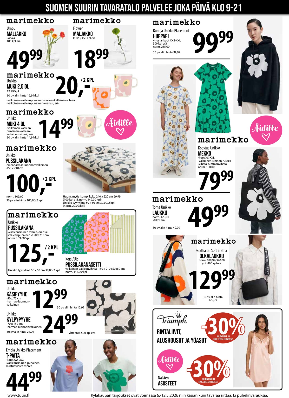 Katso ketjun Keskinen tarjouslehti viikolta 19 sivustolla Viikkotarjoukset.fi. Löydät monia hyviä tarjouksia erilaisista tuotteista. Lue tarjouslehti täältä! Sivu 3