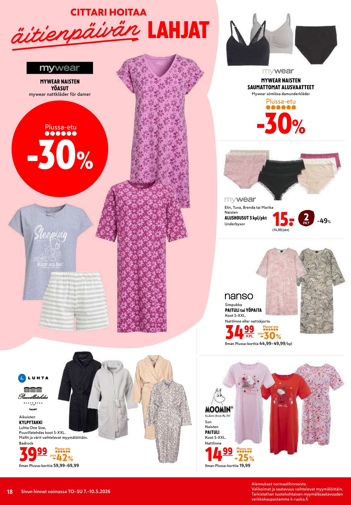 Katso ketjun K-Citymarket tarjouslehti viikolta 19 sivustolla Viikkotarjoukset.fi. Löydät monia hyviä tarjouksia erilaisista tuotteista. Lue tarjouslehti täältä! Sivu 18