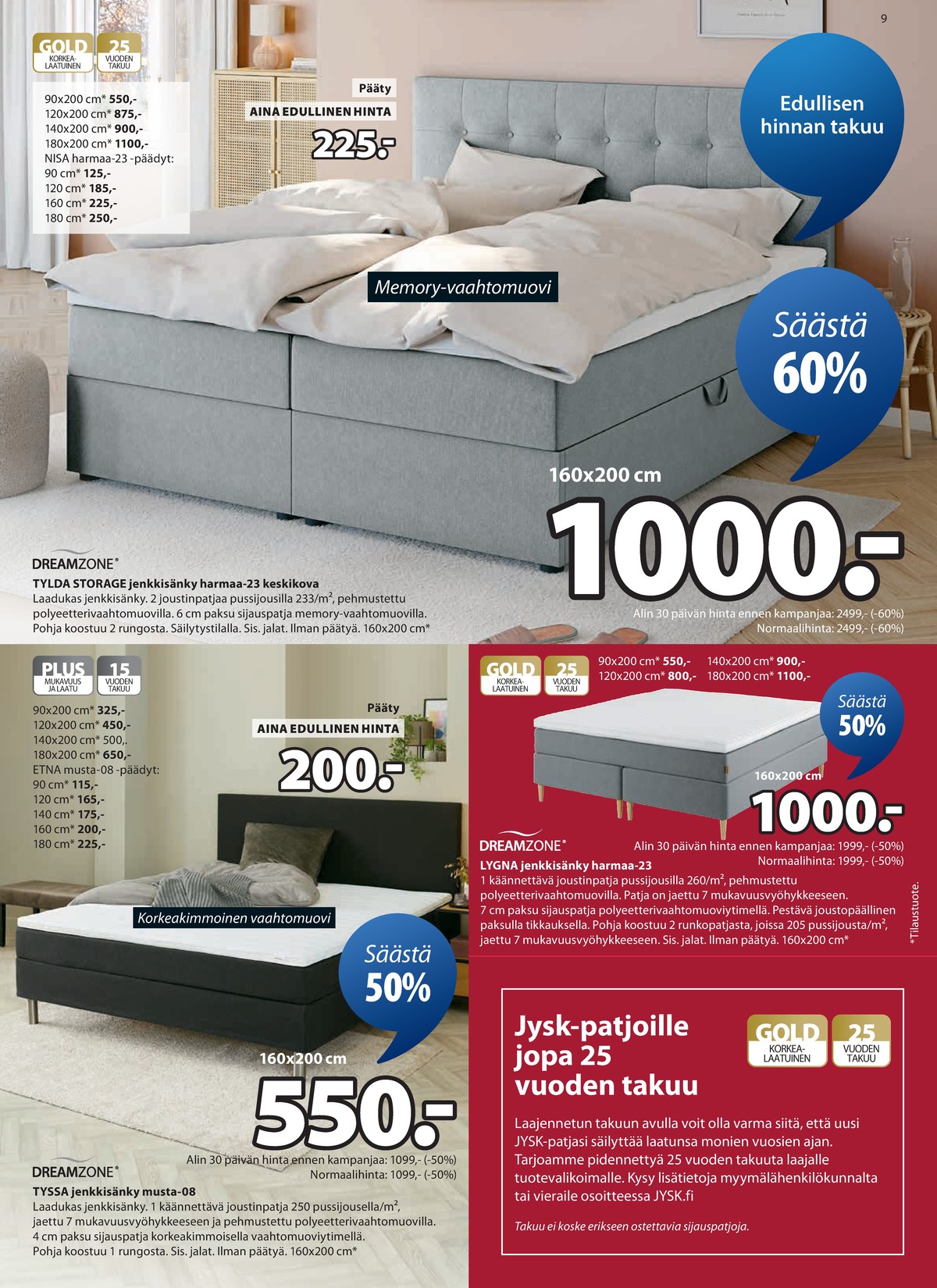 Katso ketjun Jysk tarjouslehti viikolta 2 sivustolla Viikkotarjoukset.fi. Löydät monia hyviä tarjouksia erilaisista tuotteista. Lue tarjouslehti täältä! Sivu 10