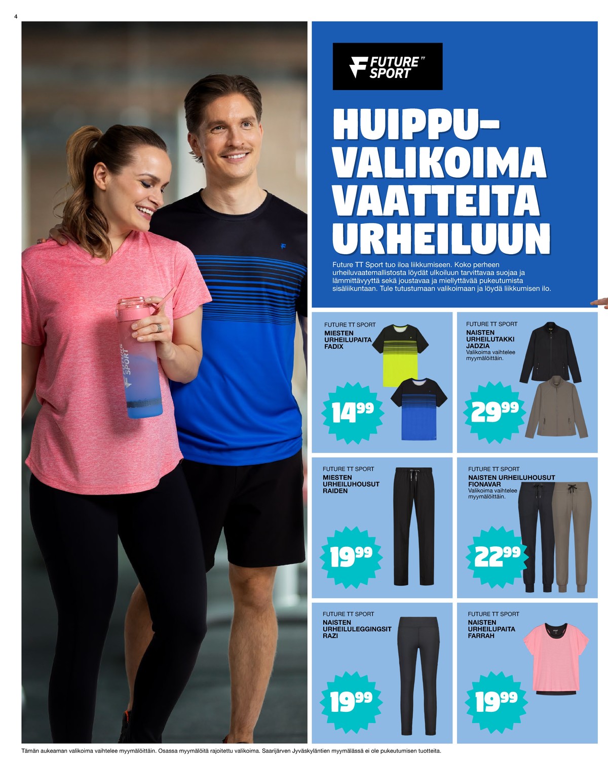 Katso ketjun Tokmanni tarjouslehti viikolta 2 sivustolla Viikkotarjoukset.fi. Löydät monia hyviä tarjouksia erilaisista tuotteista. Lue tarjouslehti täältä! Sivu 4