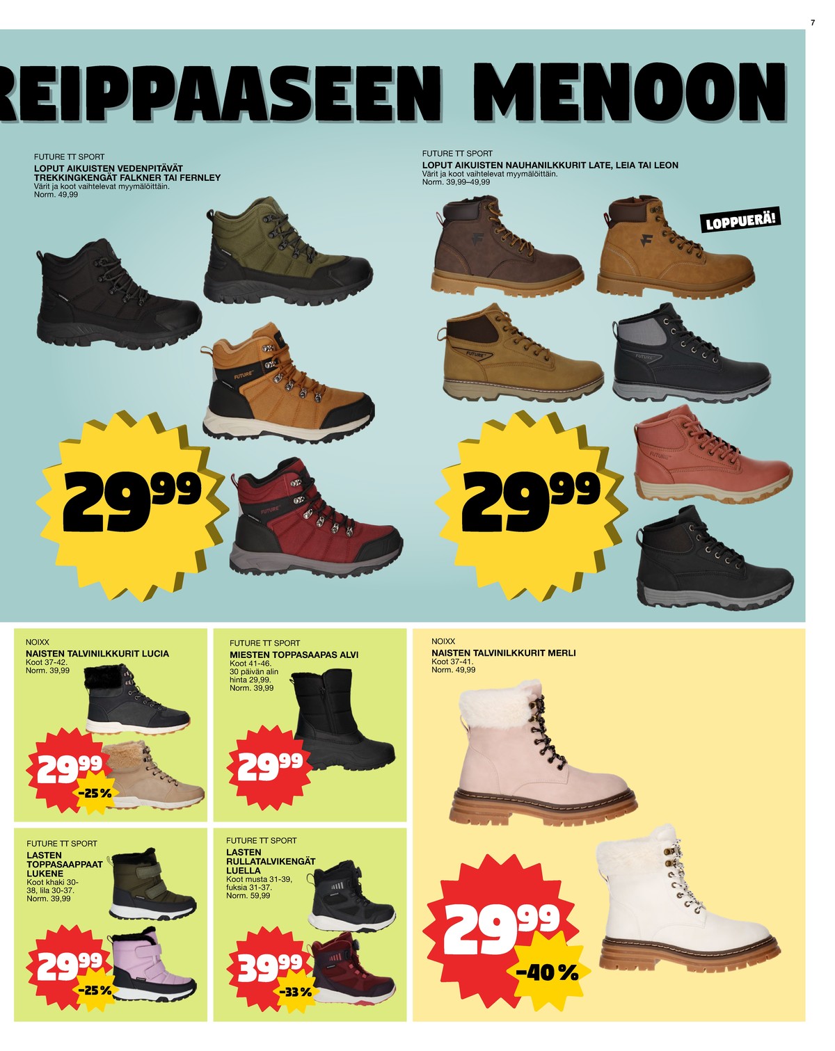 Katso ketjun Tokmanni tarjouslehti viikolta 2 sivustolla Viikkotarjoukset.fi. Löydät monia hyviä tarjouksia erilaisista tuotteista. Lue tarjouslehti täältä! Sivu 7