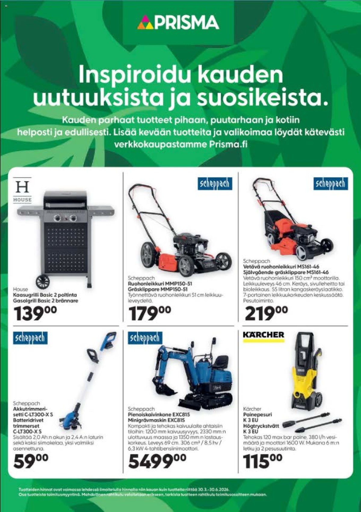 Katso ketjun Prisma tarjouslehti viikolta 20 sivustolla Viikkotarjoukset.fi. Löydät monia hyviä tarjouksia erilaisista tuotteista. Lue tarjouslehti täältä! Sivu 1