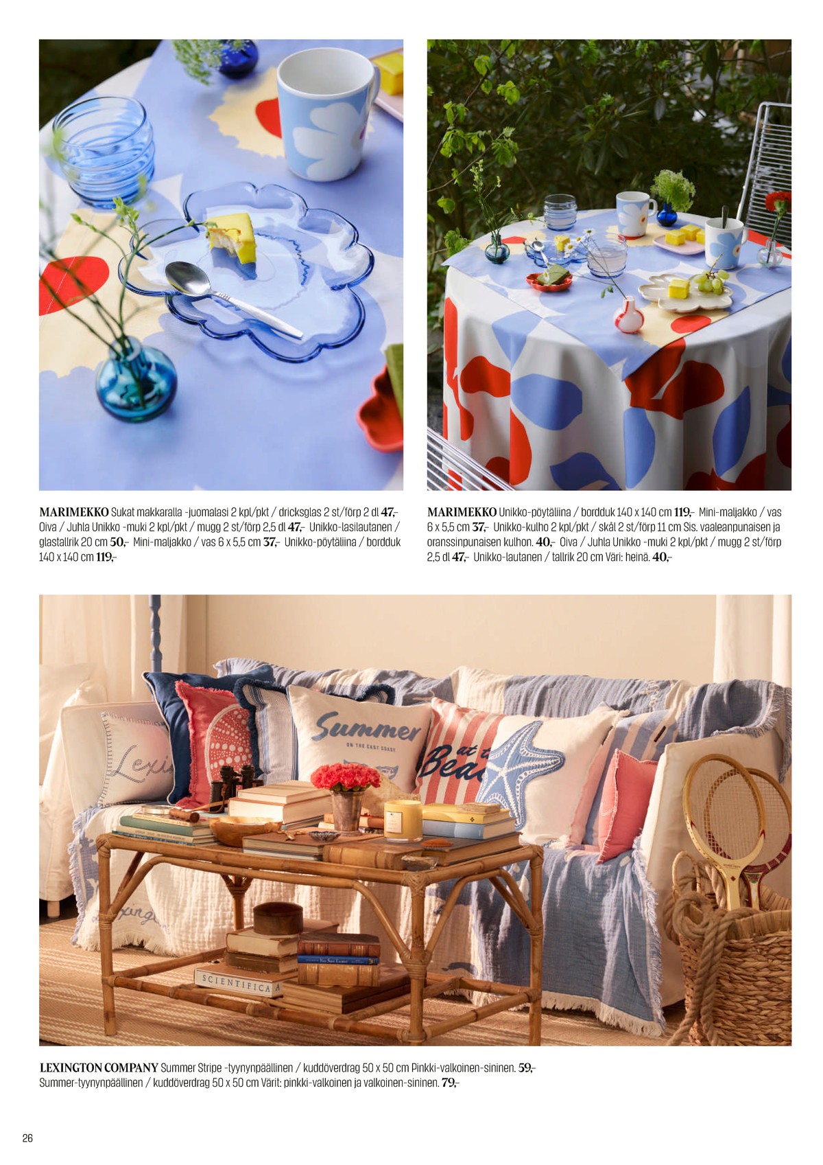 Katso ketjun Sokos tarjouslehti viikolta 20 sivustolla Viikkotarjoukset.fi. Löydät monia hyviä tarjouksia erilaisista tuotteista. Lue tarjouslehti täältä! Sivu 26