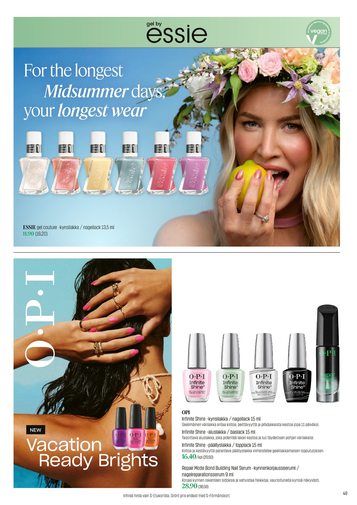 Katso ketjun Sokos tarjouslehti viikolta 20 sivustolla Viikkotarjoukset.fi. Löydät monia hyviä tarjouksia erilaisista tuotteista. Lue tarjouslehti täältä! Sivu 49