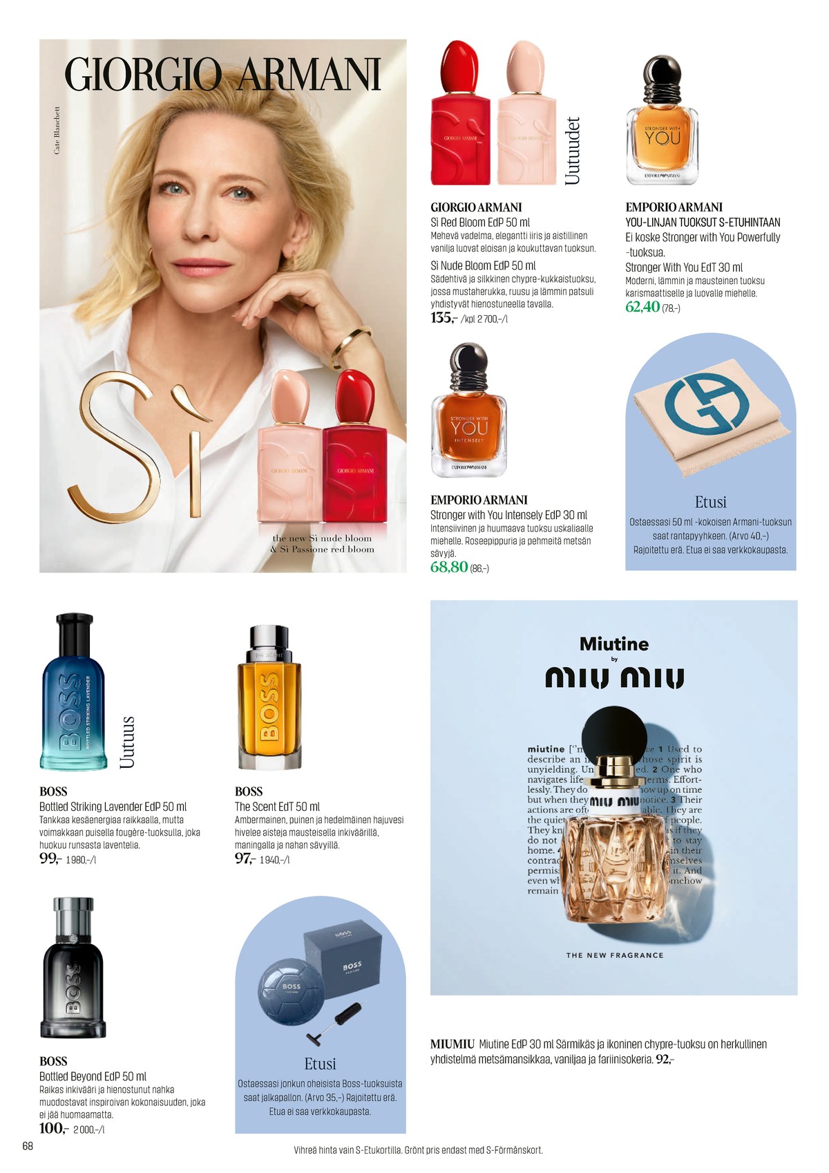 Katso ketjun Sokos tarjouslehti viikolta 20 sivustolla Viikkotarjoukset.fi. Löydät monia hyviä tarjouksia erilaisista tuotteista. Lue tarjouslehti täältä! Sivu 68