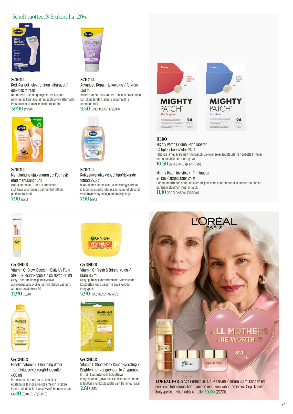 Katso ketjun Sokos tarjouslehti viikolta 20 sivustolla Viikkotarjoukset.fi. Löydät monia hyviä tarjouksia erilaisista tuotteista. Lue tarjouslehti täältä! Sivu 77