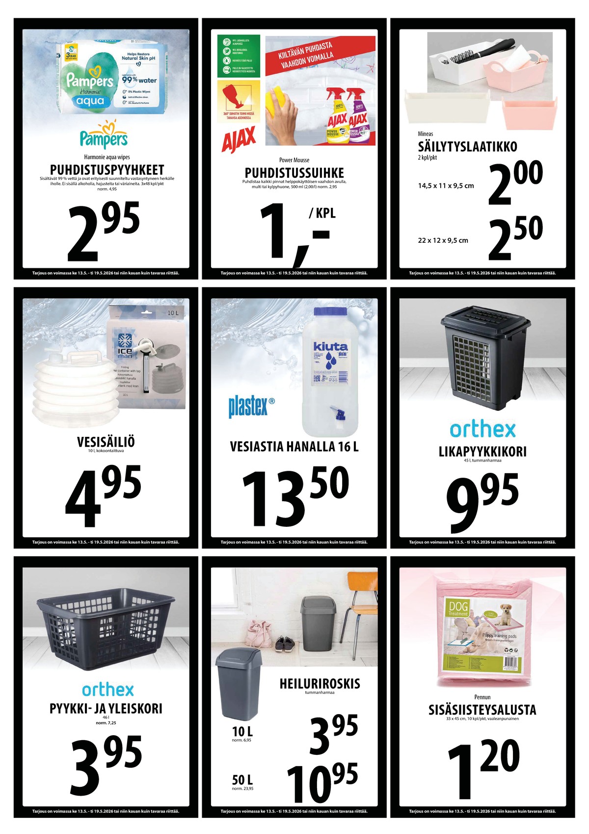 Katso ketjun Keskinen tarjouslehti viikolta 20 sivustolla Viikkotarjoukset.fi. Löydät monia hyviä tarjouksia erilaisista tuotteista. Lue tarjouslehti täältä! Sivu 18
