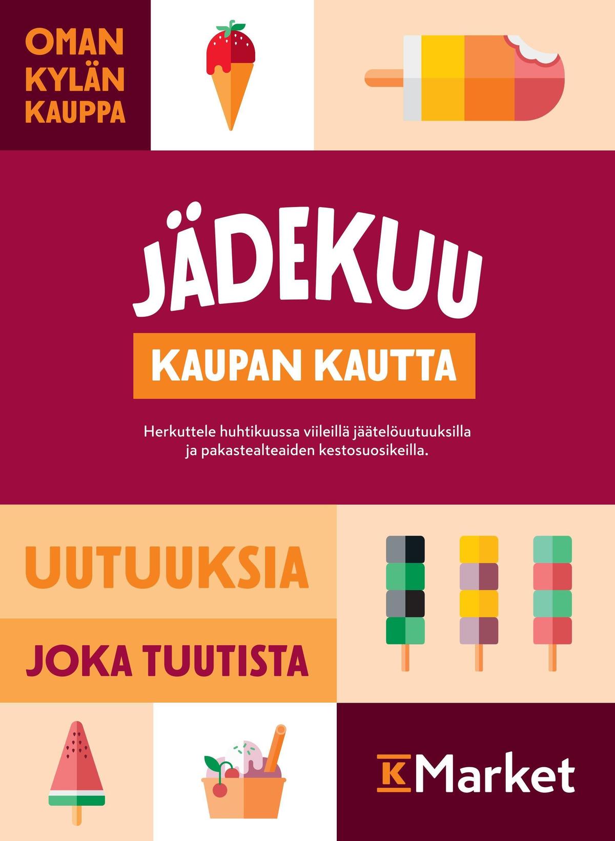 Katso ketjun Pirkka tarjouslehti viikolta 21 sivustolla Viikkotarjoukset.fi. Löydät monia hyviä tarjouksia erilaisista tuotteista. Lue tarjouslehti täältä! Sivu 2